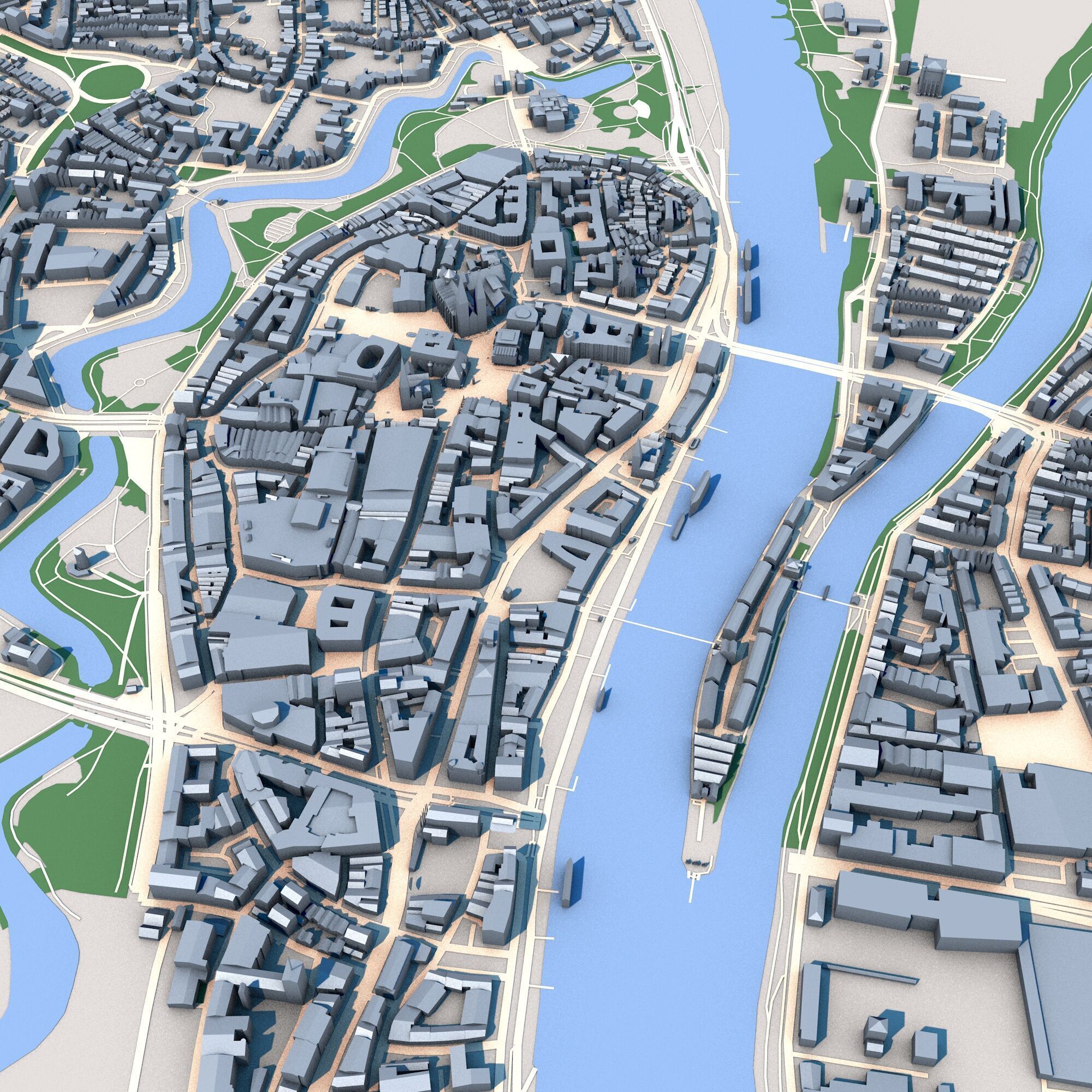 Bremen Cathedral Germany 3D model_6