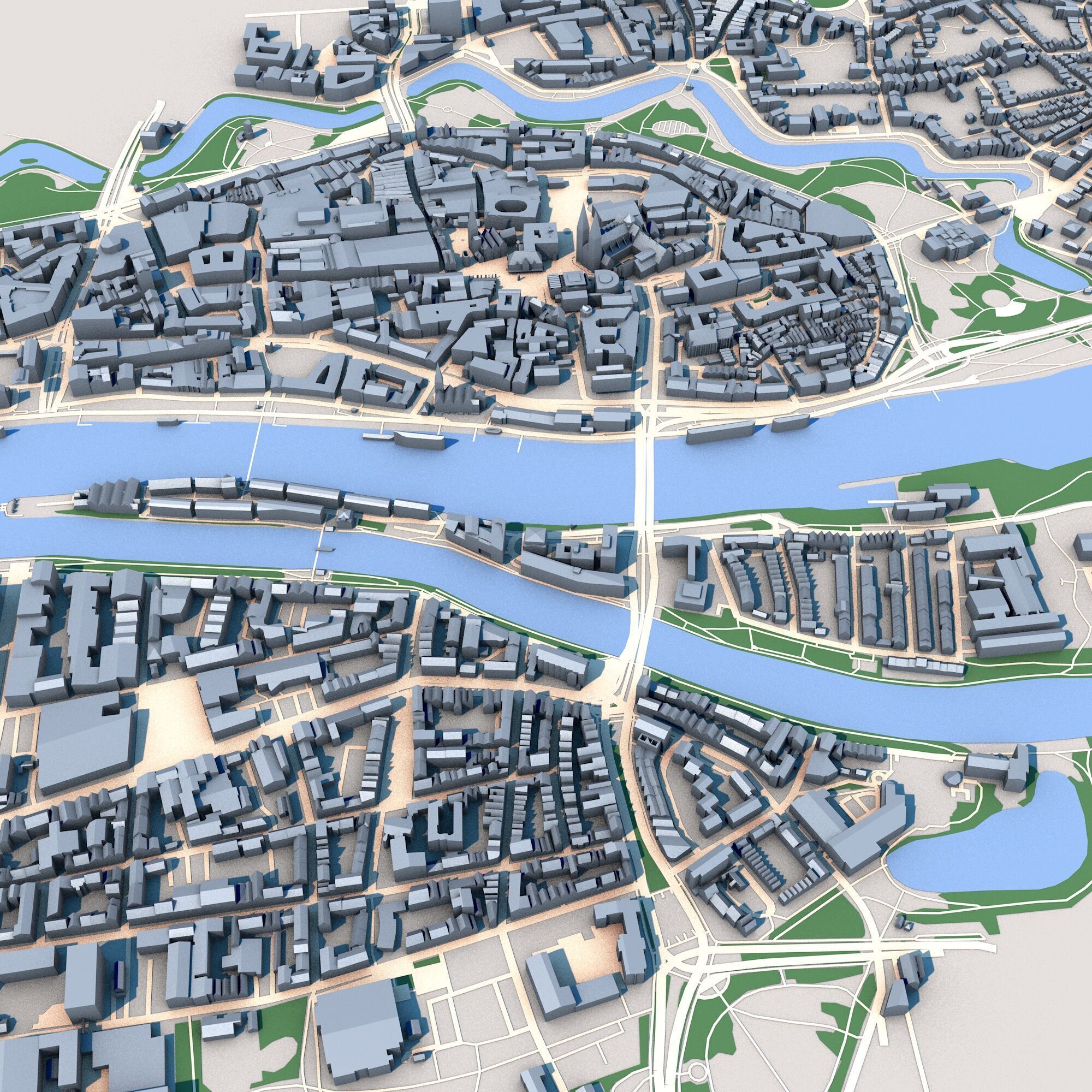 Bremen Cathedral Germany 3D model_7