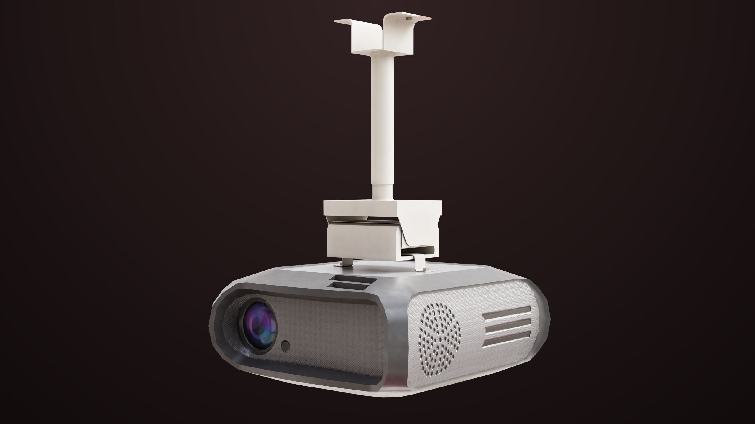 Conference Hall Props Collection Single Mat All PBR Textures Low-poly 3D model_18