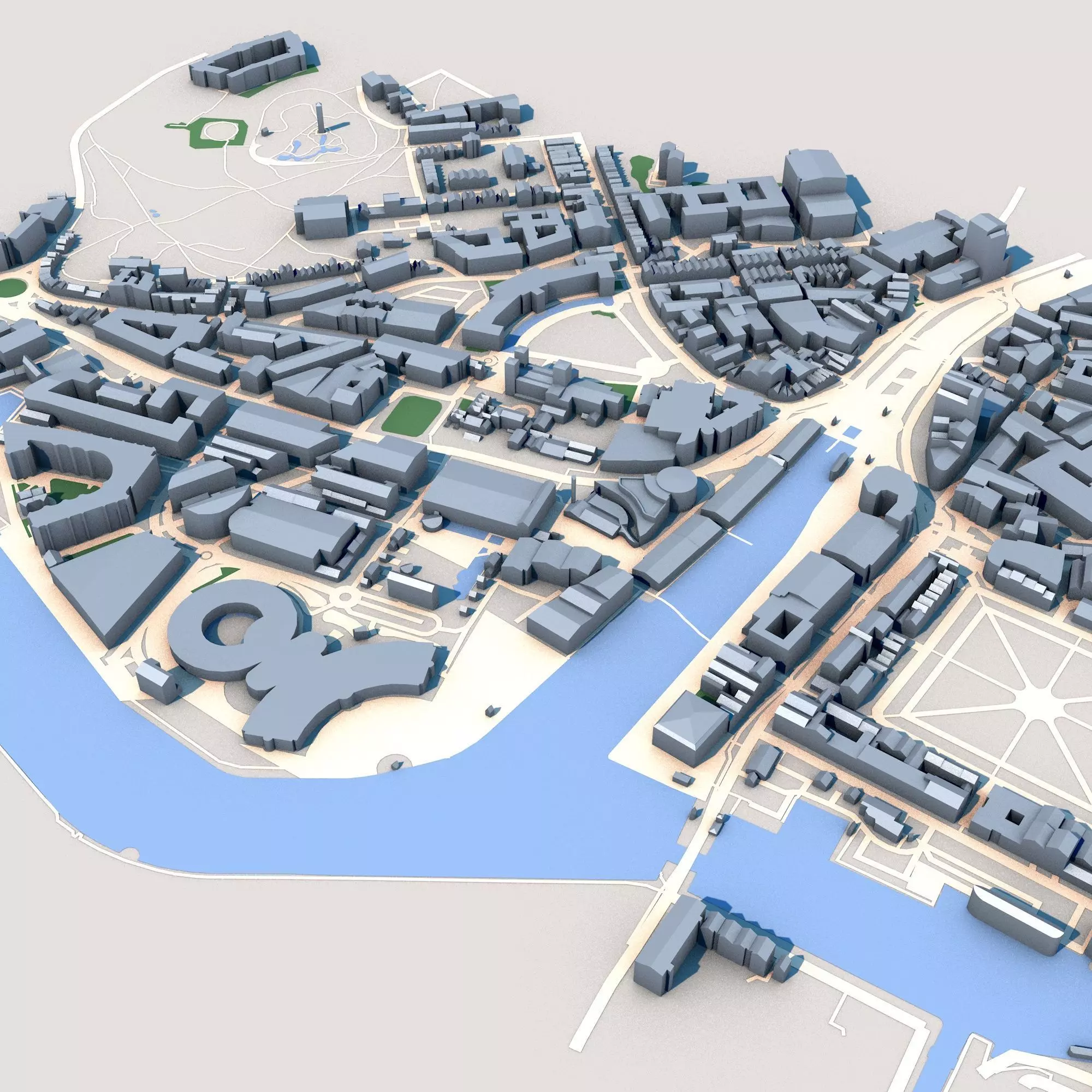 Bristol Cathedral England 3D model_0