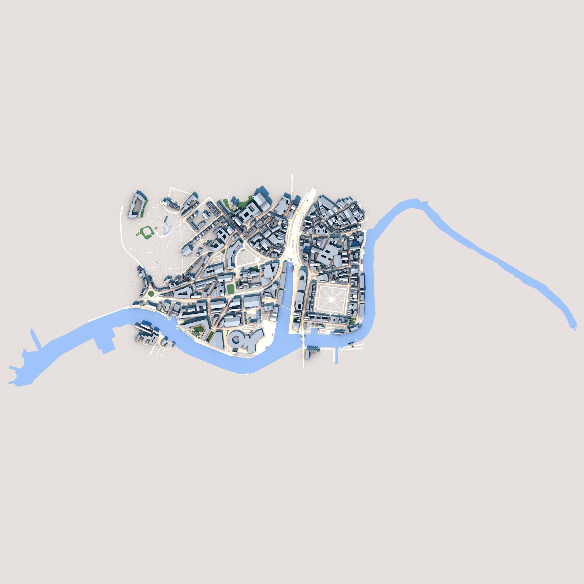 Bristol Cathedral England 3D model_1