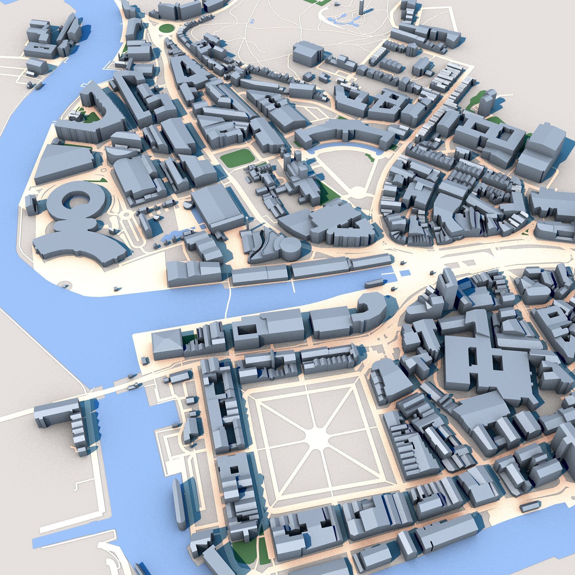 Bristol Cathedral England 3D model_3