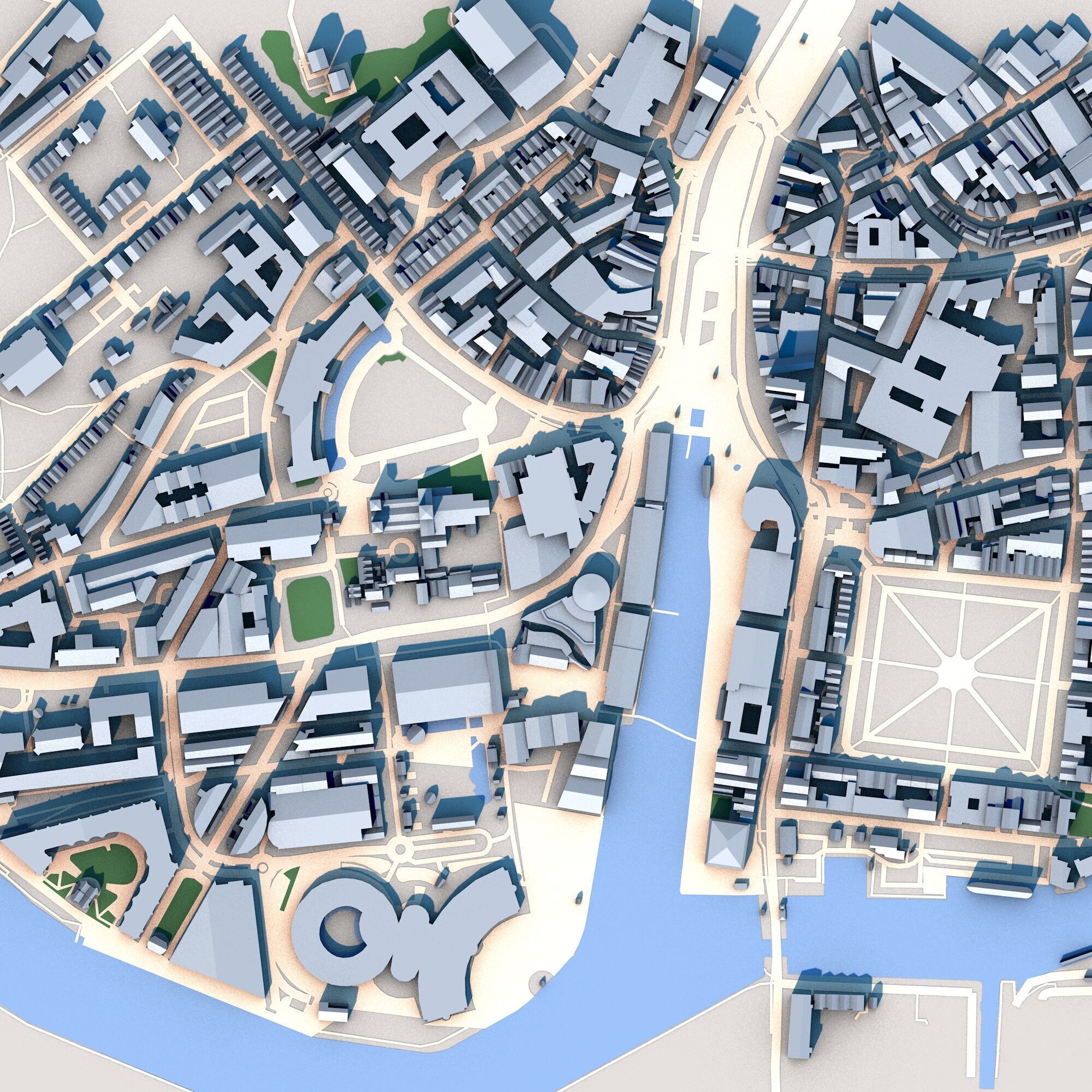 Bristol Cathedral England 3D model_2