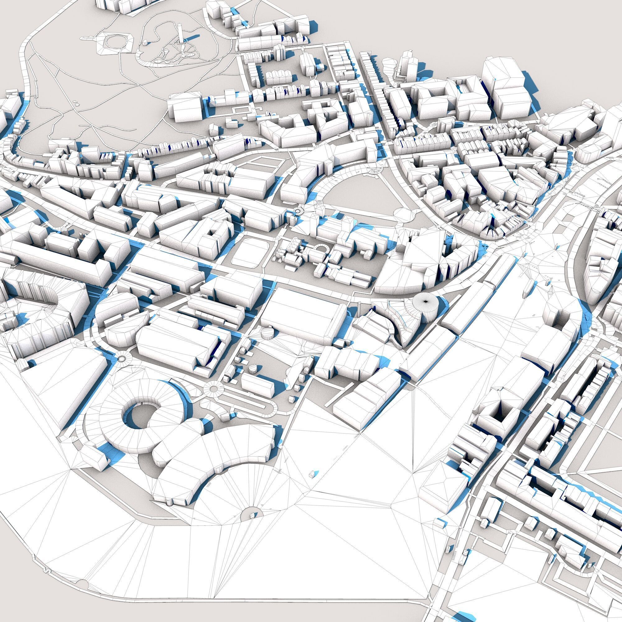 Bristol Cathedral England 3D model_7