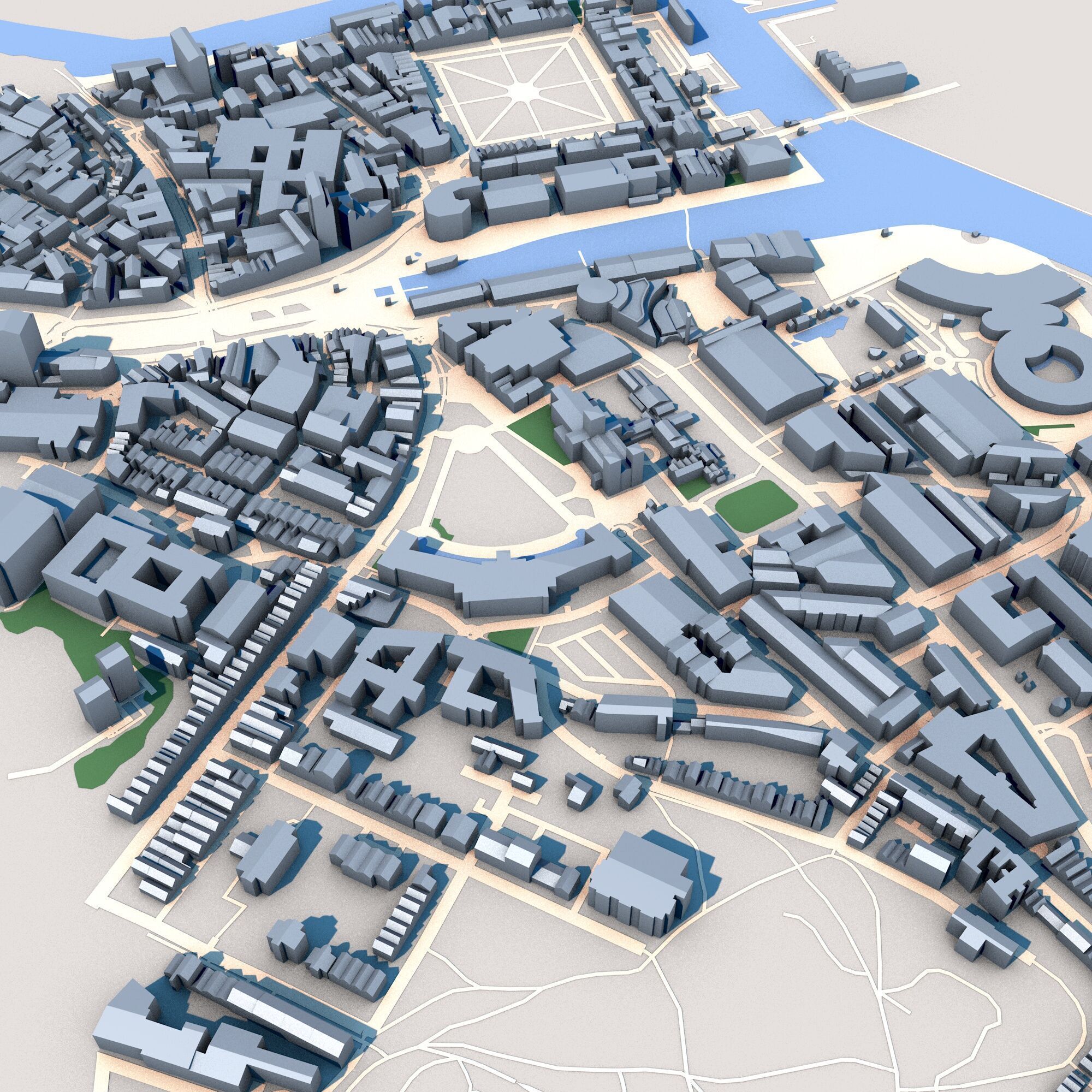 Bristol Cathedral England 3D model_6