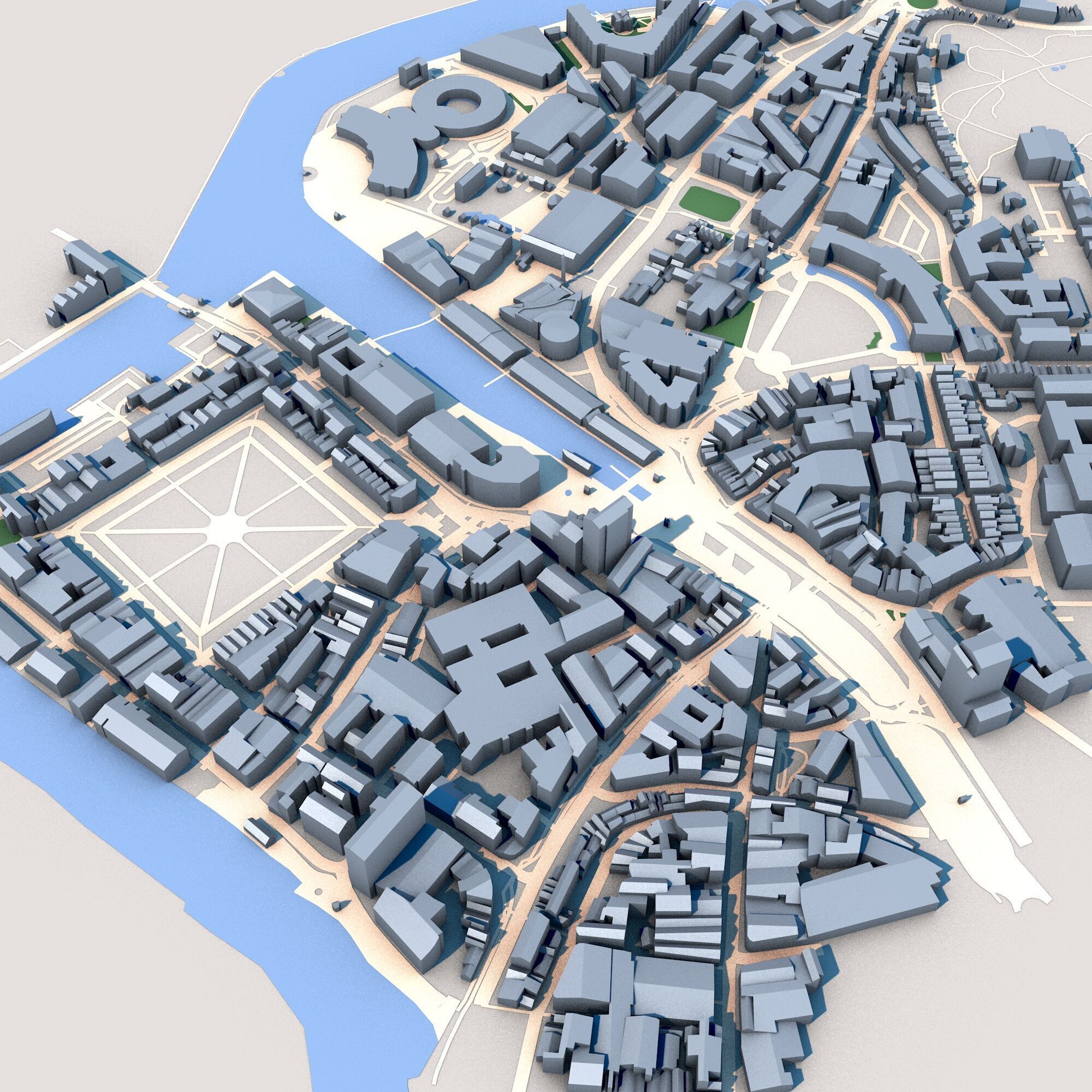 Bristol Cathedral England 3D model_4