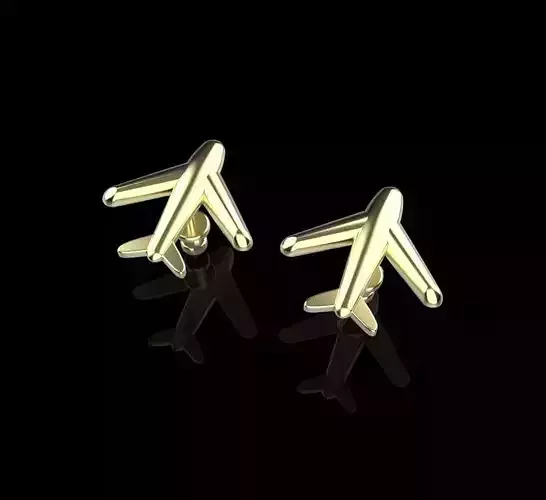 Earring Airplane 3D print model