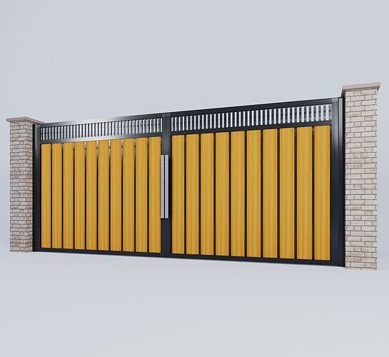 Gate for House Modern 3D model
