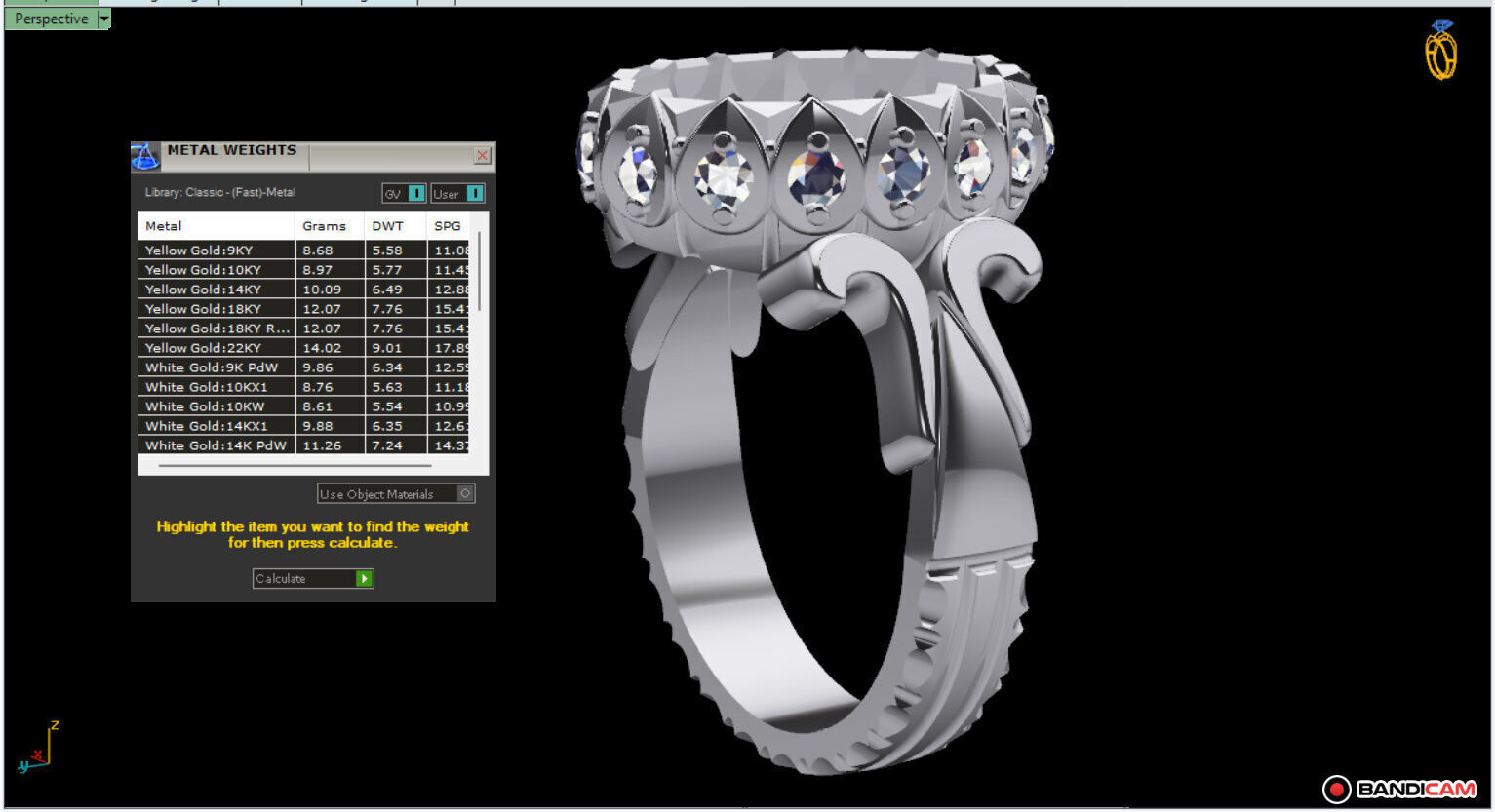 Goldsmith Rad Jewelry Ring Model - Nima 3D model_3