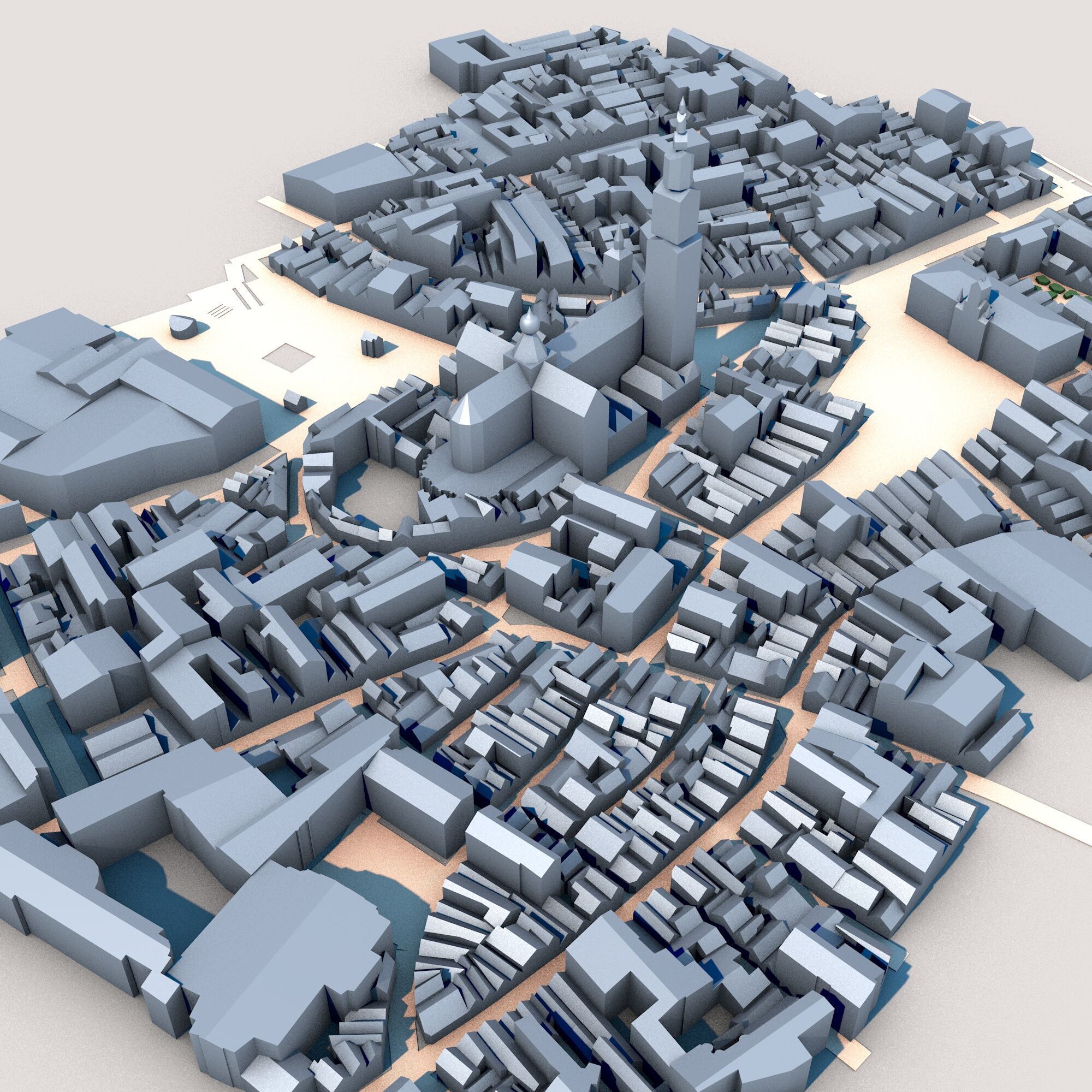 Cathedral of Our Lady Antwerp Belgium 3D model_4