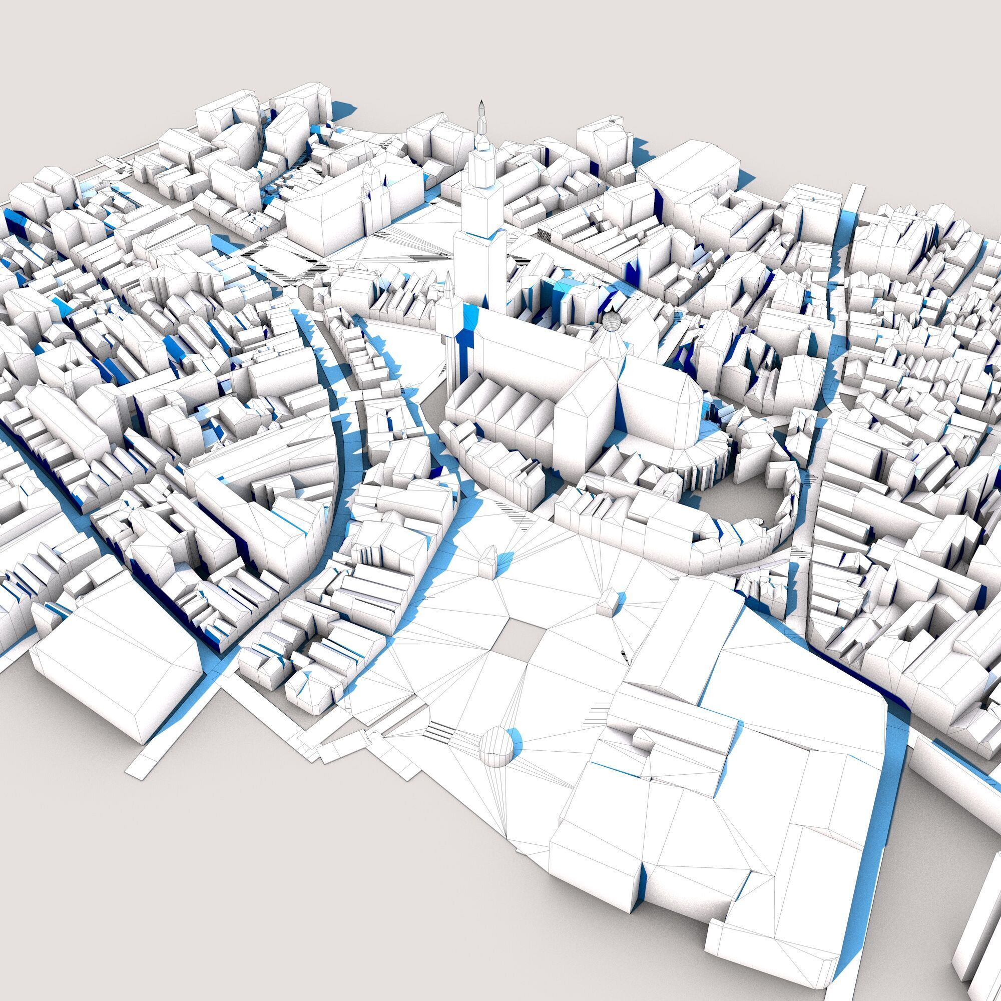 Cathedral of Our Lady Antwerp Belgium 3D model_7