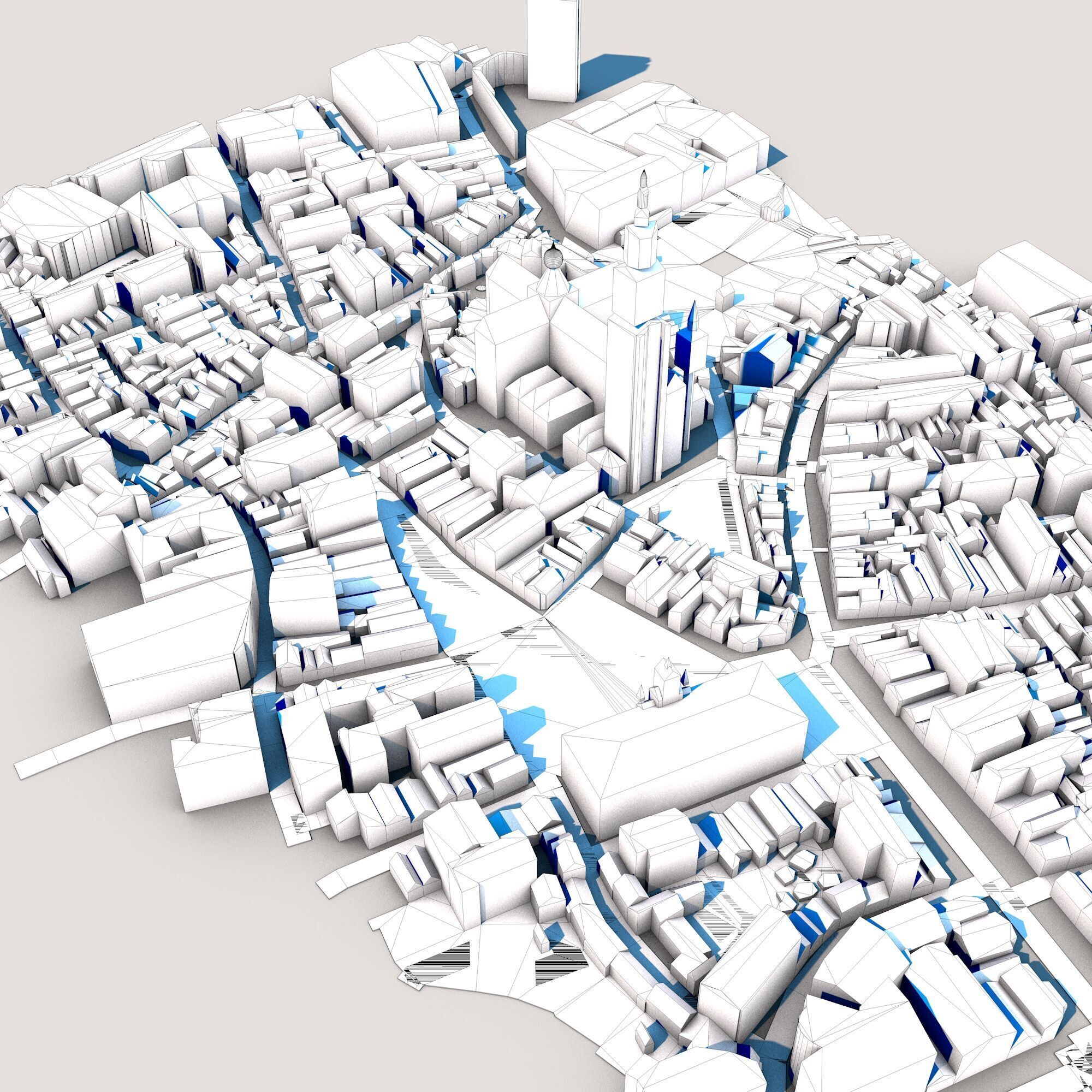 Cathedral of Our Lady Antwerp Belgium 3D model_8