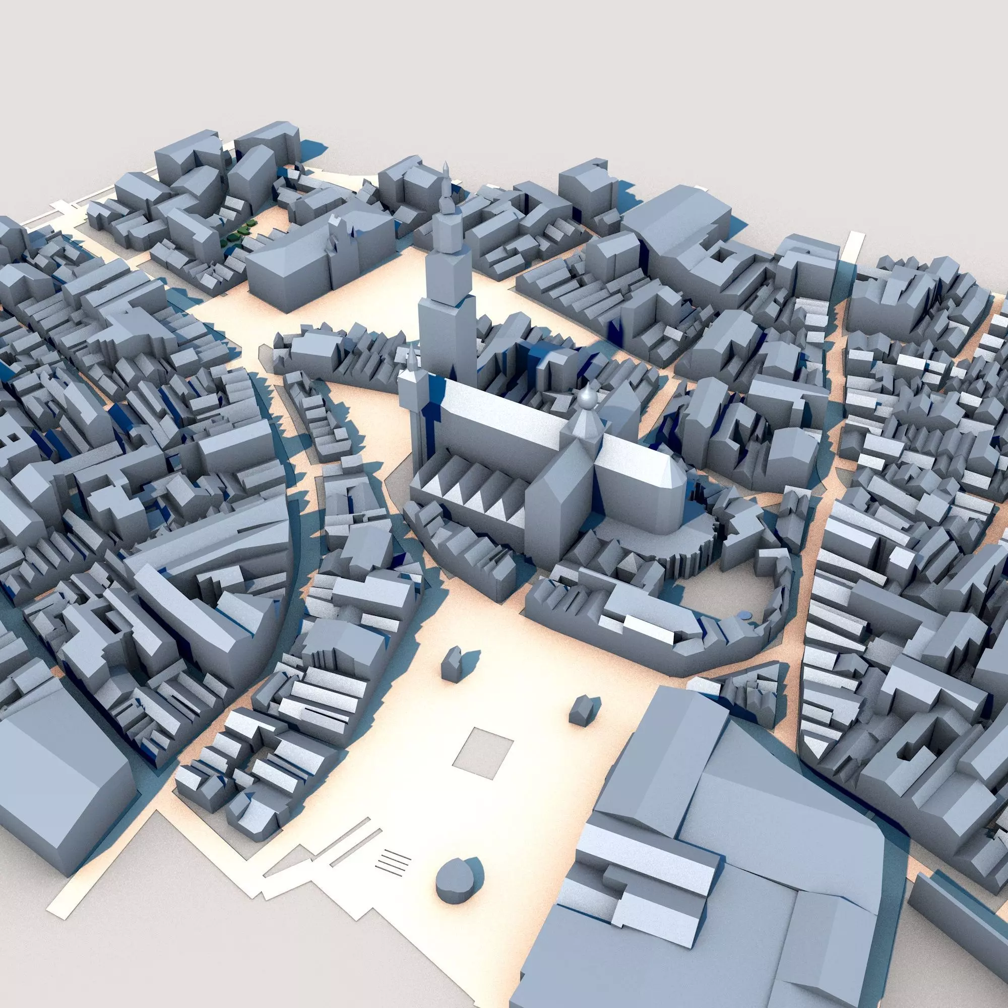 Cathedral of Our Lady Antwerp Belgium 3D model_0