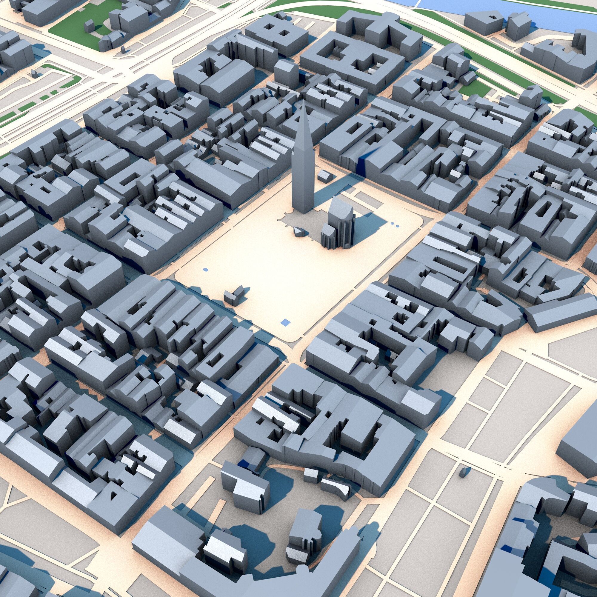 Cathedral of St Bartholomew Pilsen Czechia 3D model_3