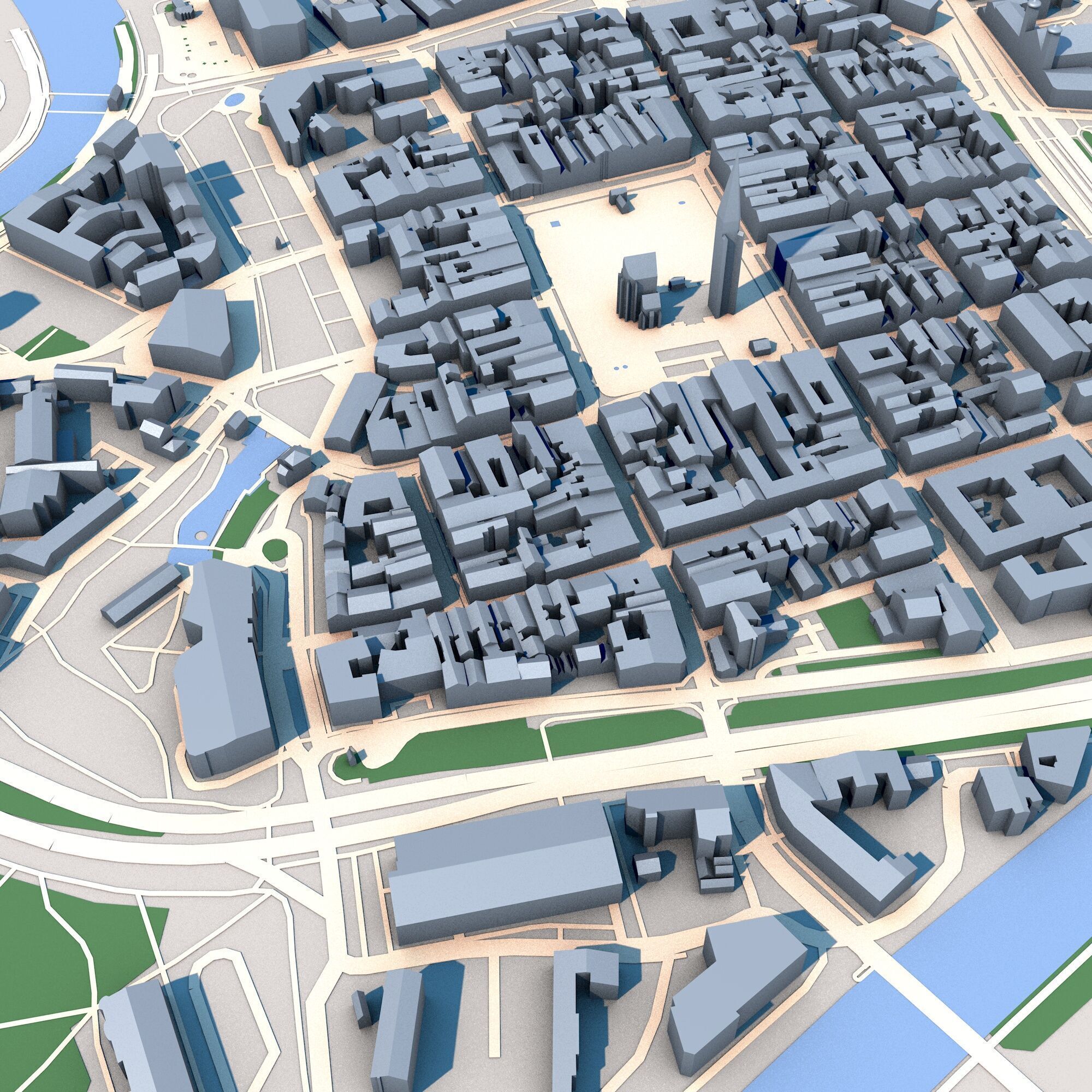 Cathedral of St Bartholomew Pilsen Czechia 3D model_6