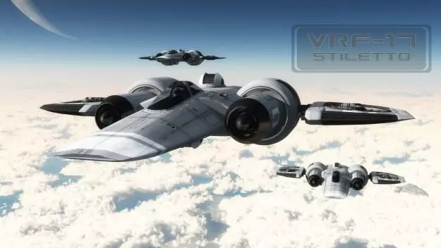 VRF-17 Stiletto 3D model