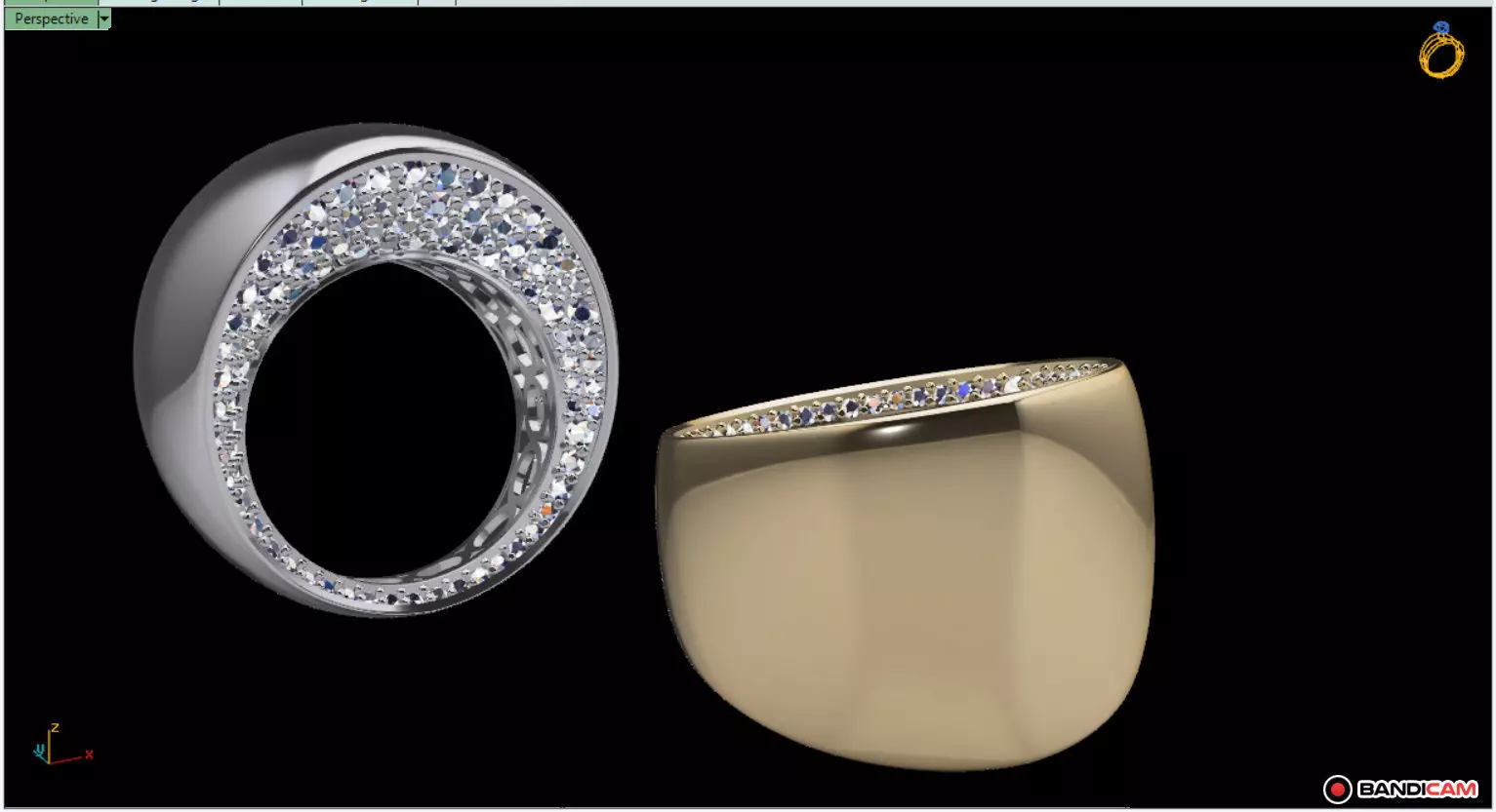 Goldsmith Rad Jewelry Ring Model - Insideros 3D model_0