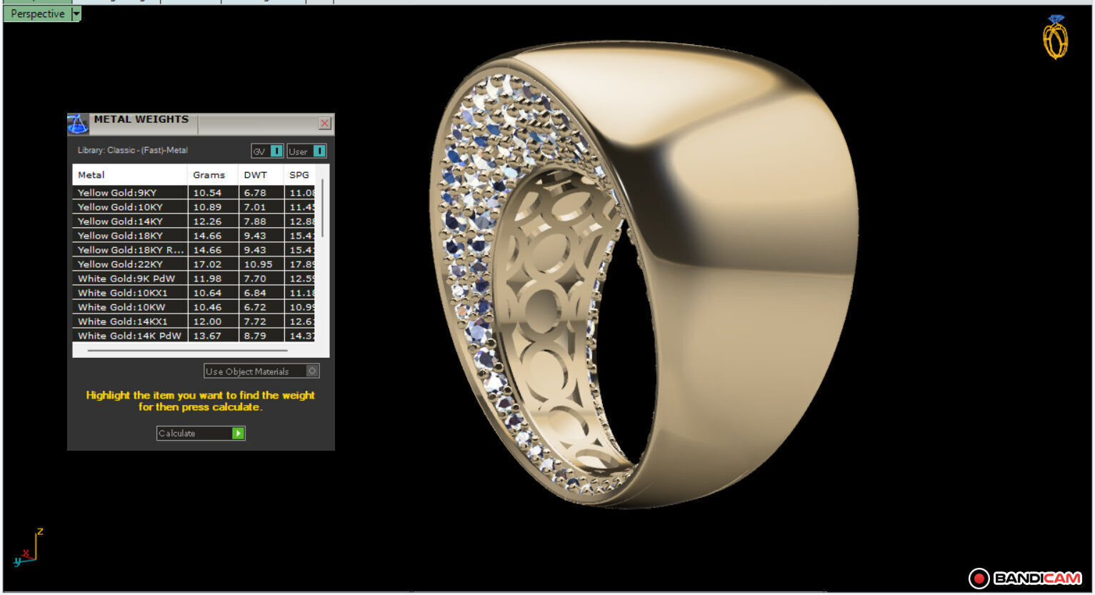 Goldsmith Rad Jewelry Ring Model - Insideros 3D model_3