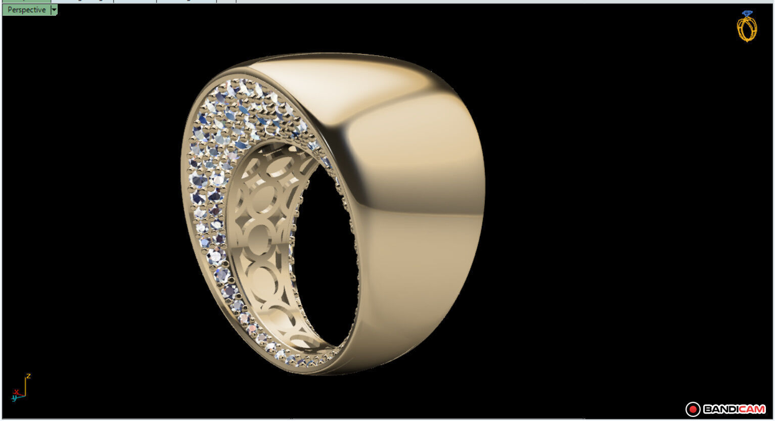 Goldsmith Rad Jewelry Ring Model - Insideros 3D model_2