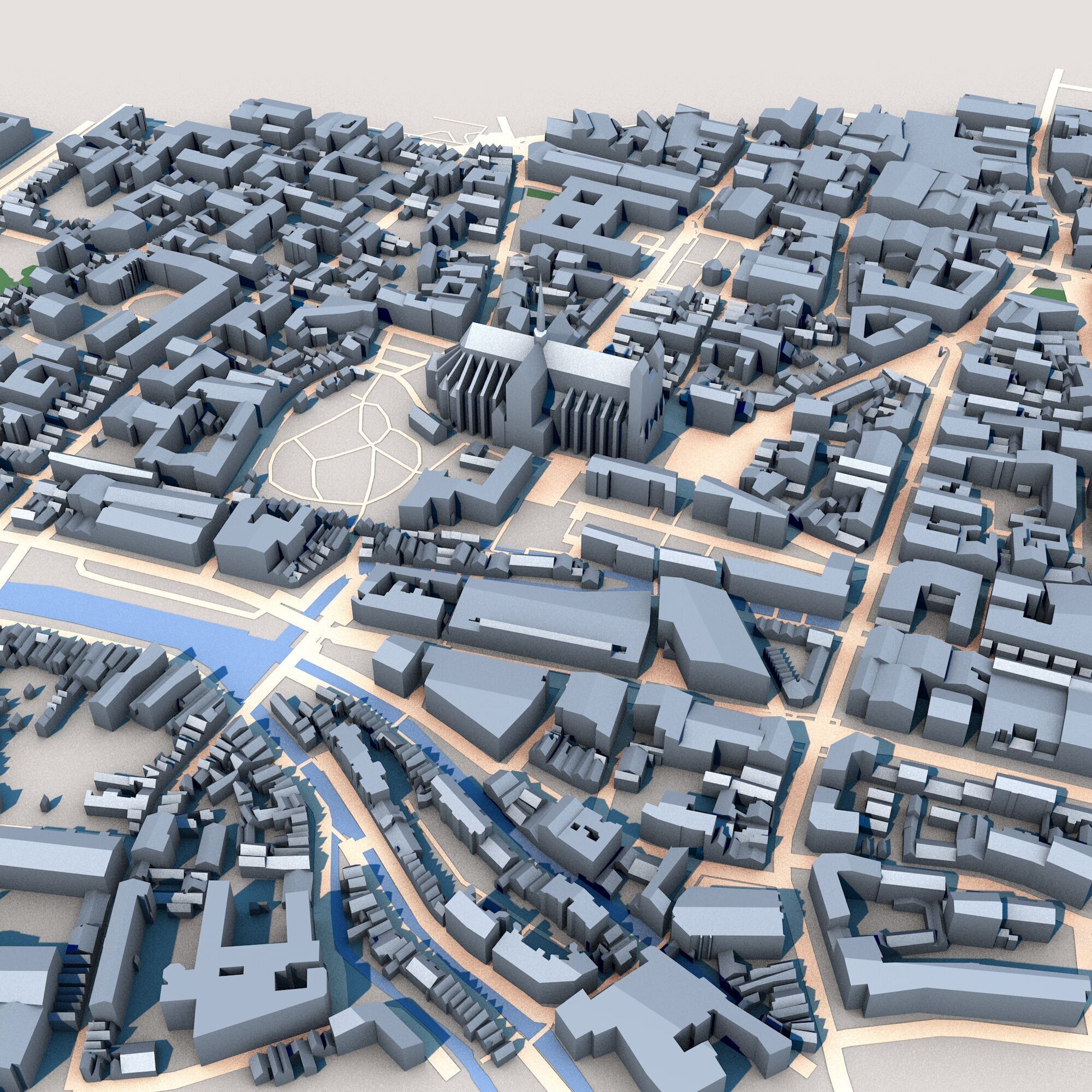 Cathedrale Notre-Dame dAmiens France 3D model_5