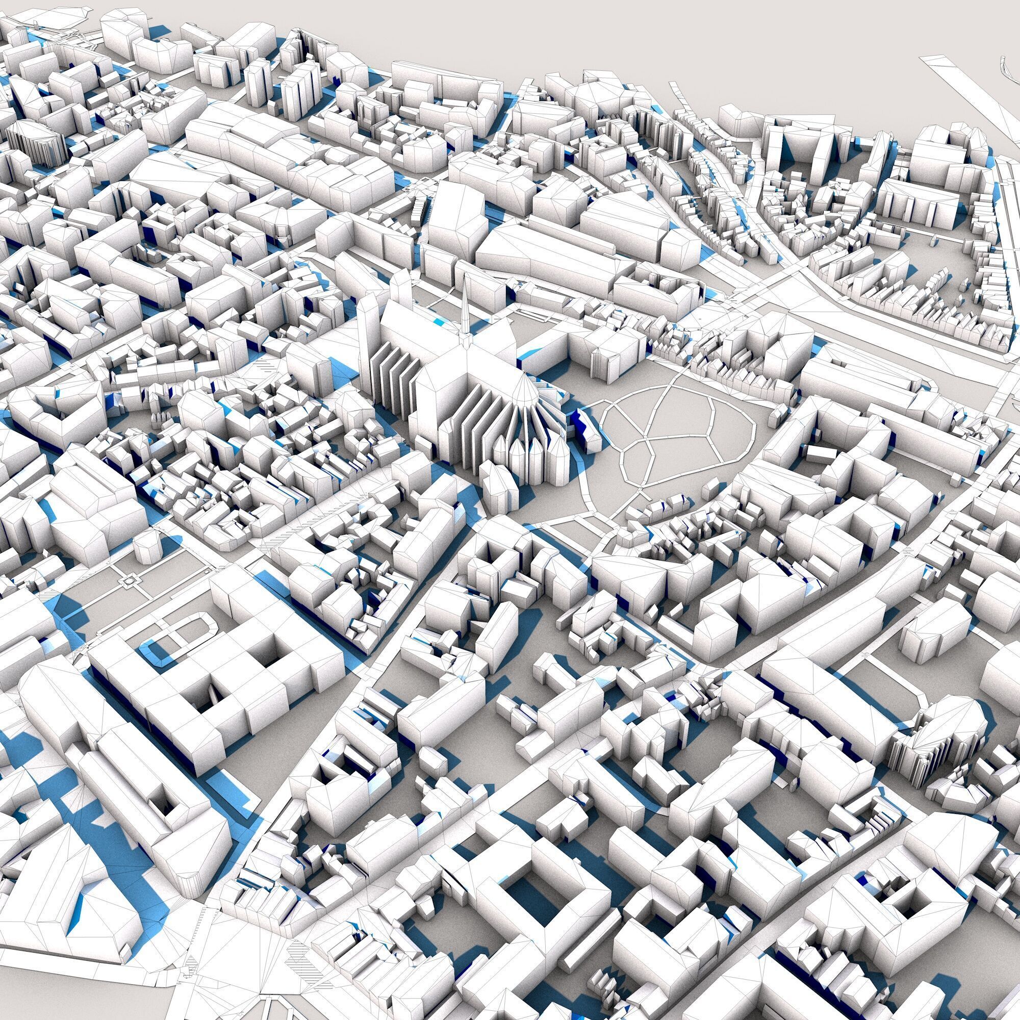 Cathedrale Notre-Dame dAmiens France 3D model_7