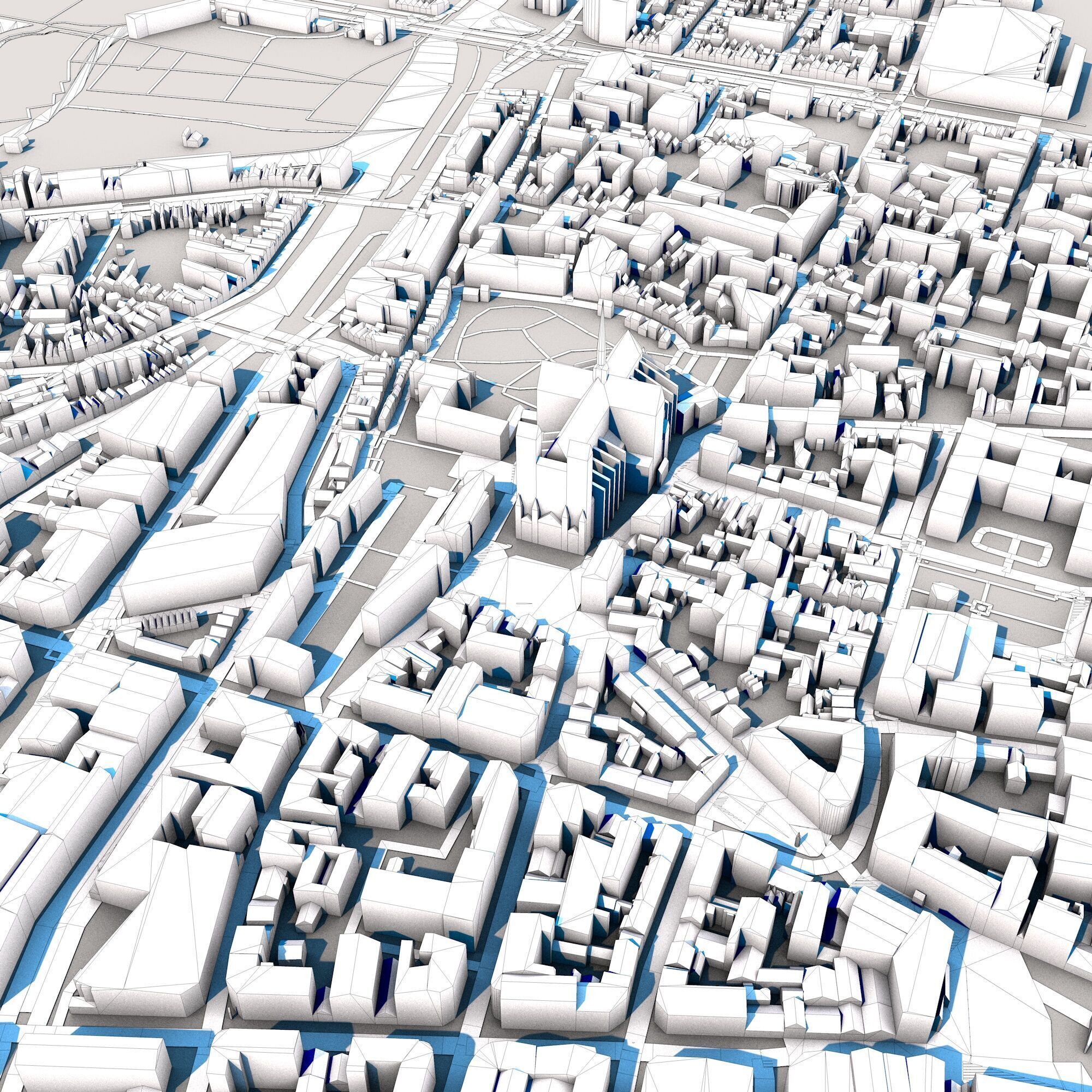 Cathedrale Notre-Dame dAmiens France 3D model_8
