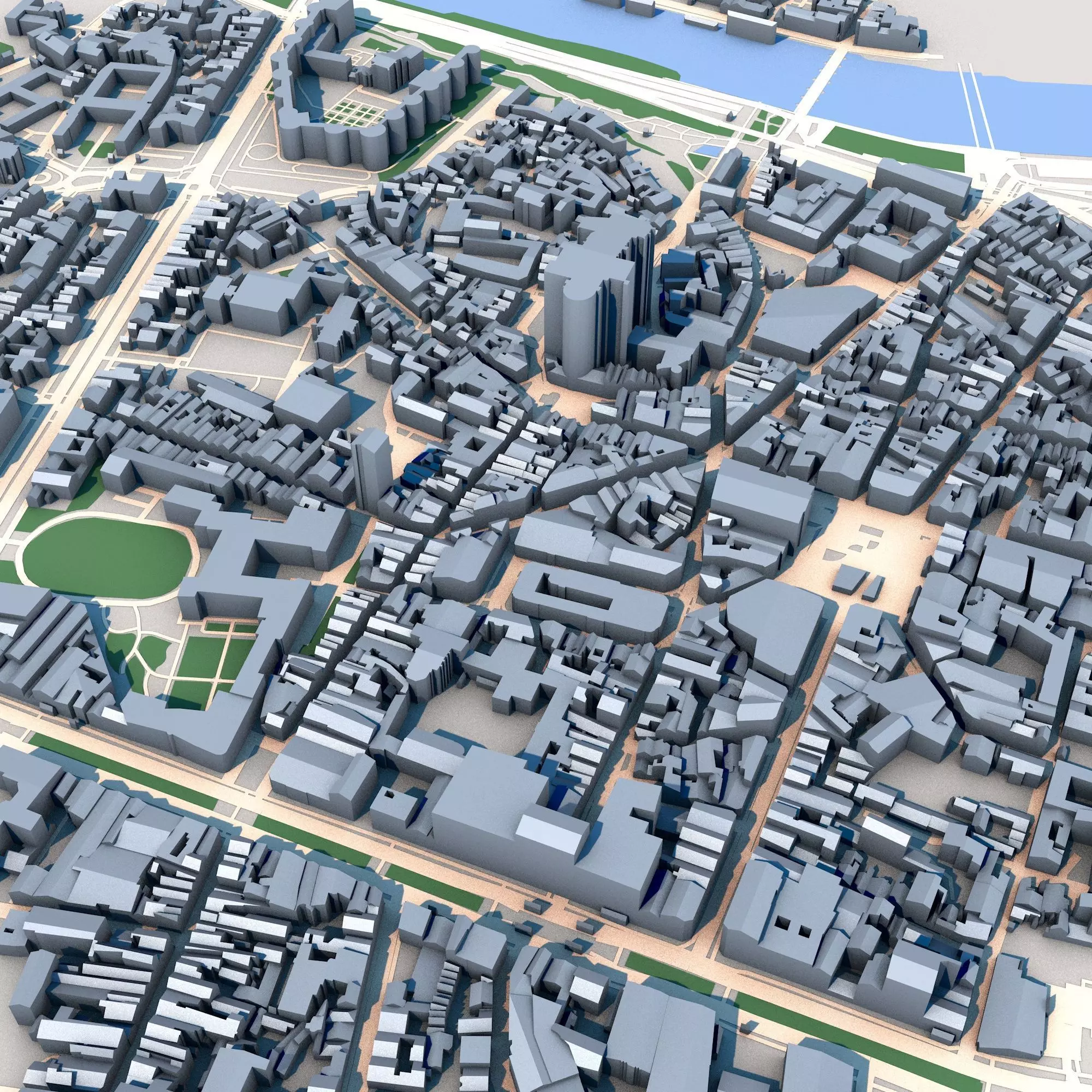 Cathedrale Saint-Maurice dAngers France 3D model_0