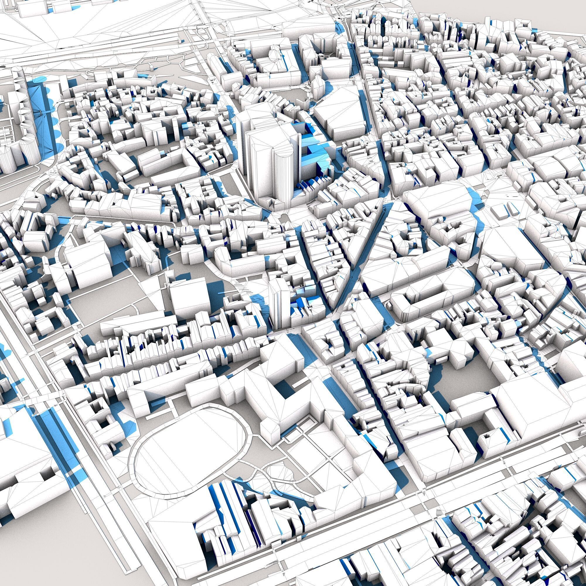 Cathedrale Saint-Maurice dAngers France 3D model_9