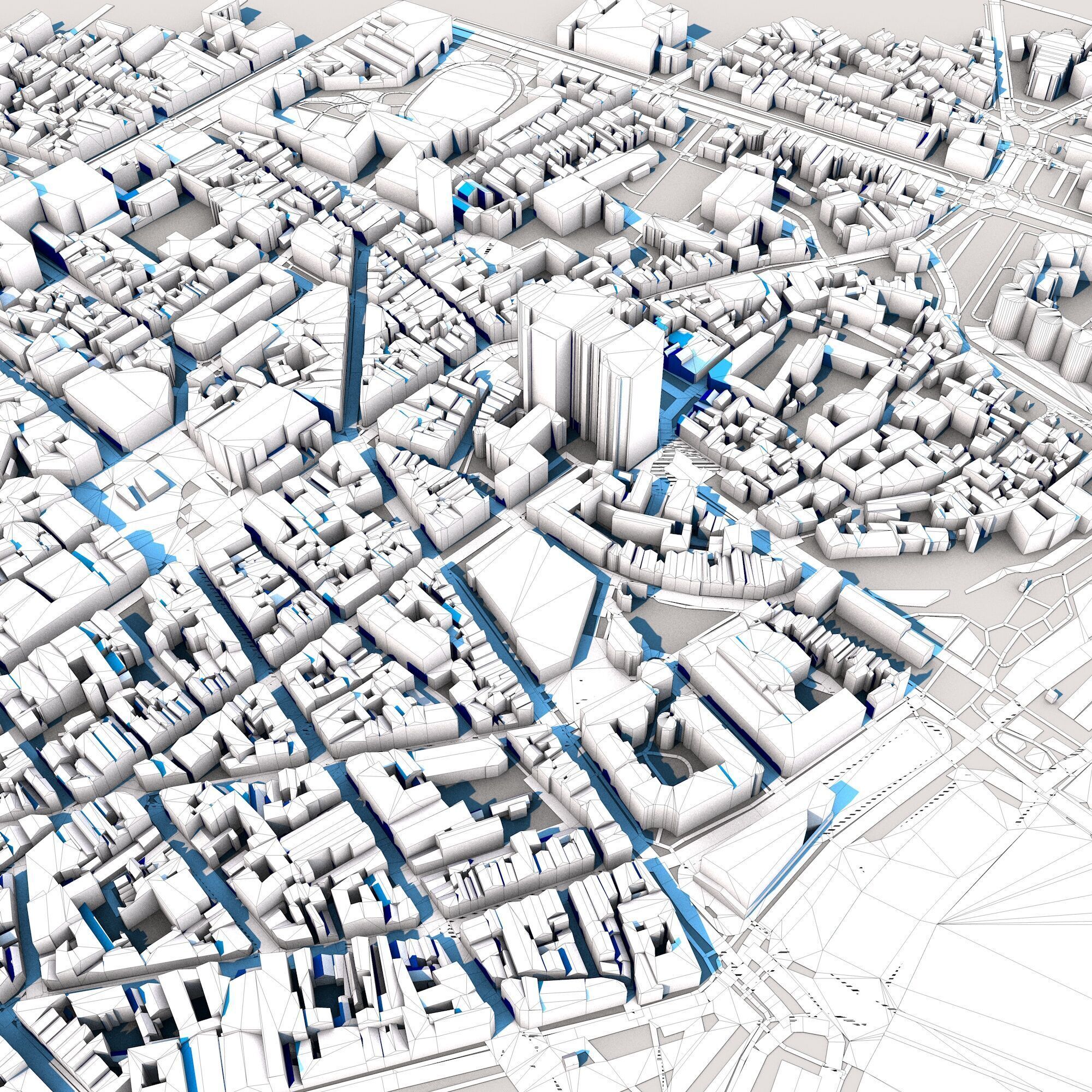 Cathedrale Saint-Maurice dAngers France 3D model_10