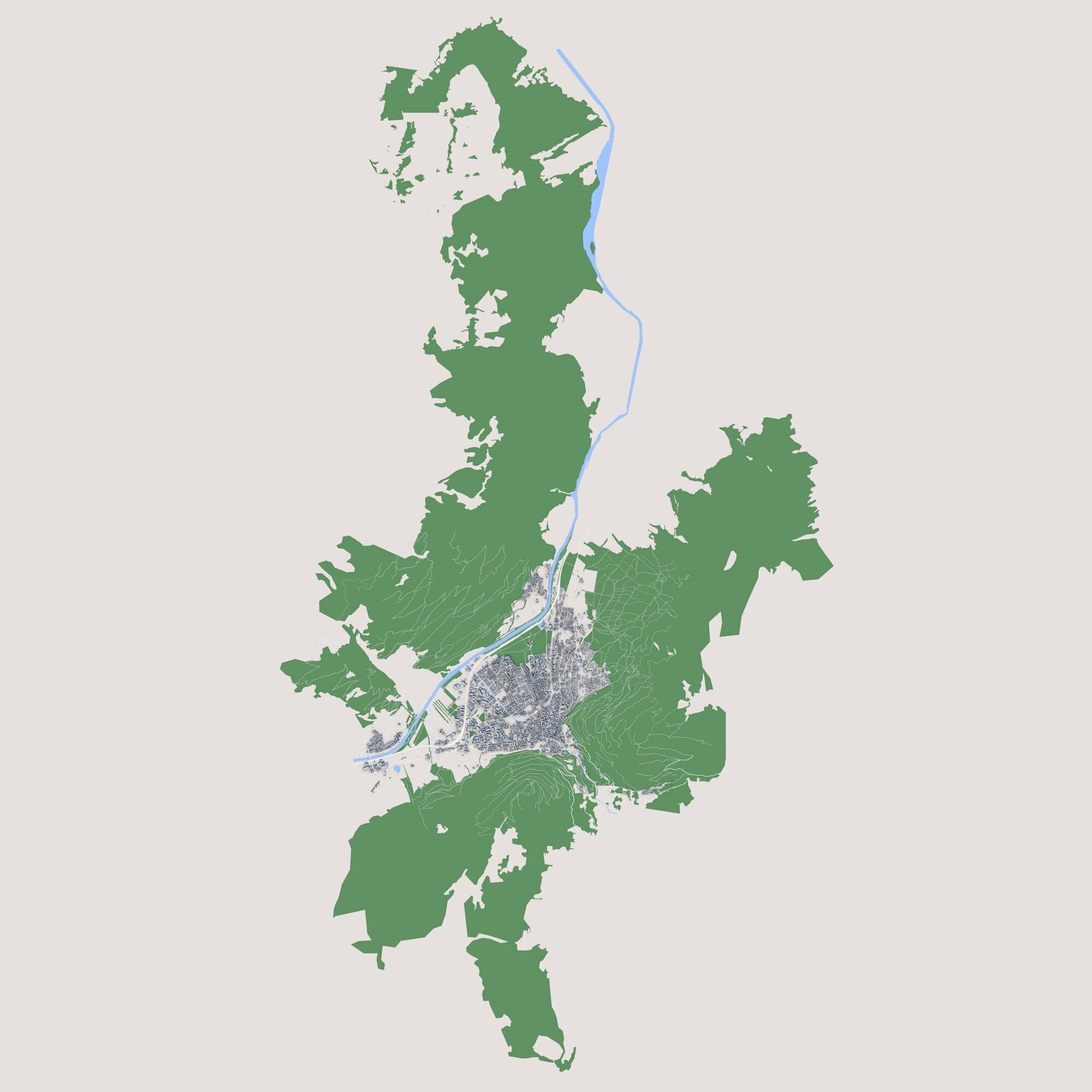 Chur City Switzerland 3D model_1