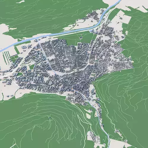 Chur City Switzerland 3D model