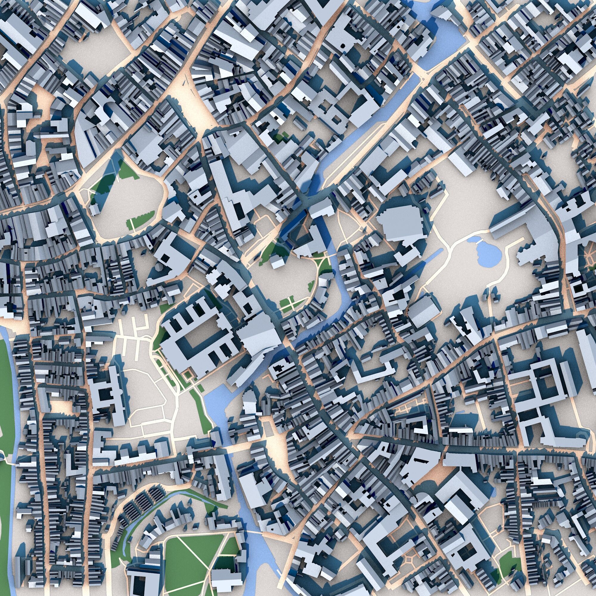 Church of Our Lady Bruges Belgium Low-poly 3D model_2