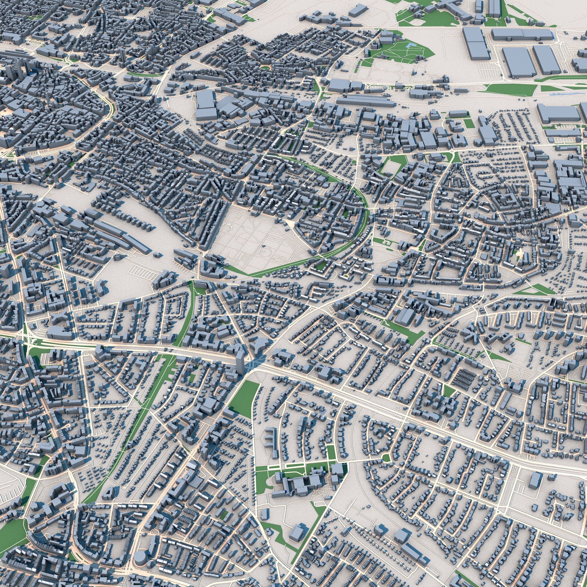 Dortmund City Germany 3D model_6