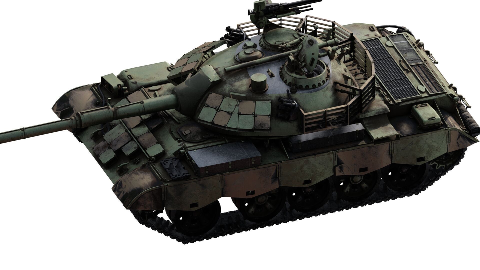 Type 59d tank 3D model_6