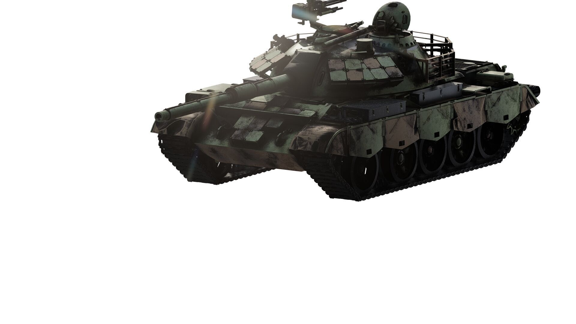 Type 59d tank 3D model_1