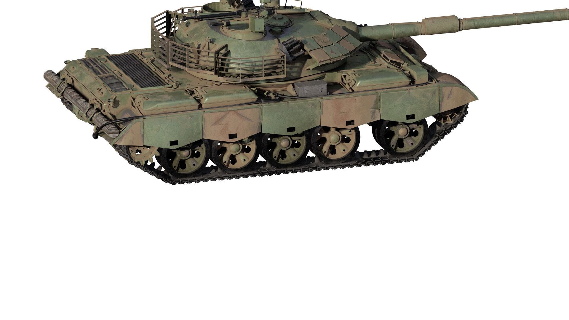 Type 59d tank 3D model_3