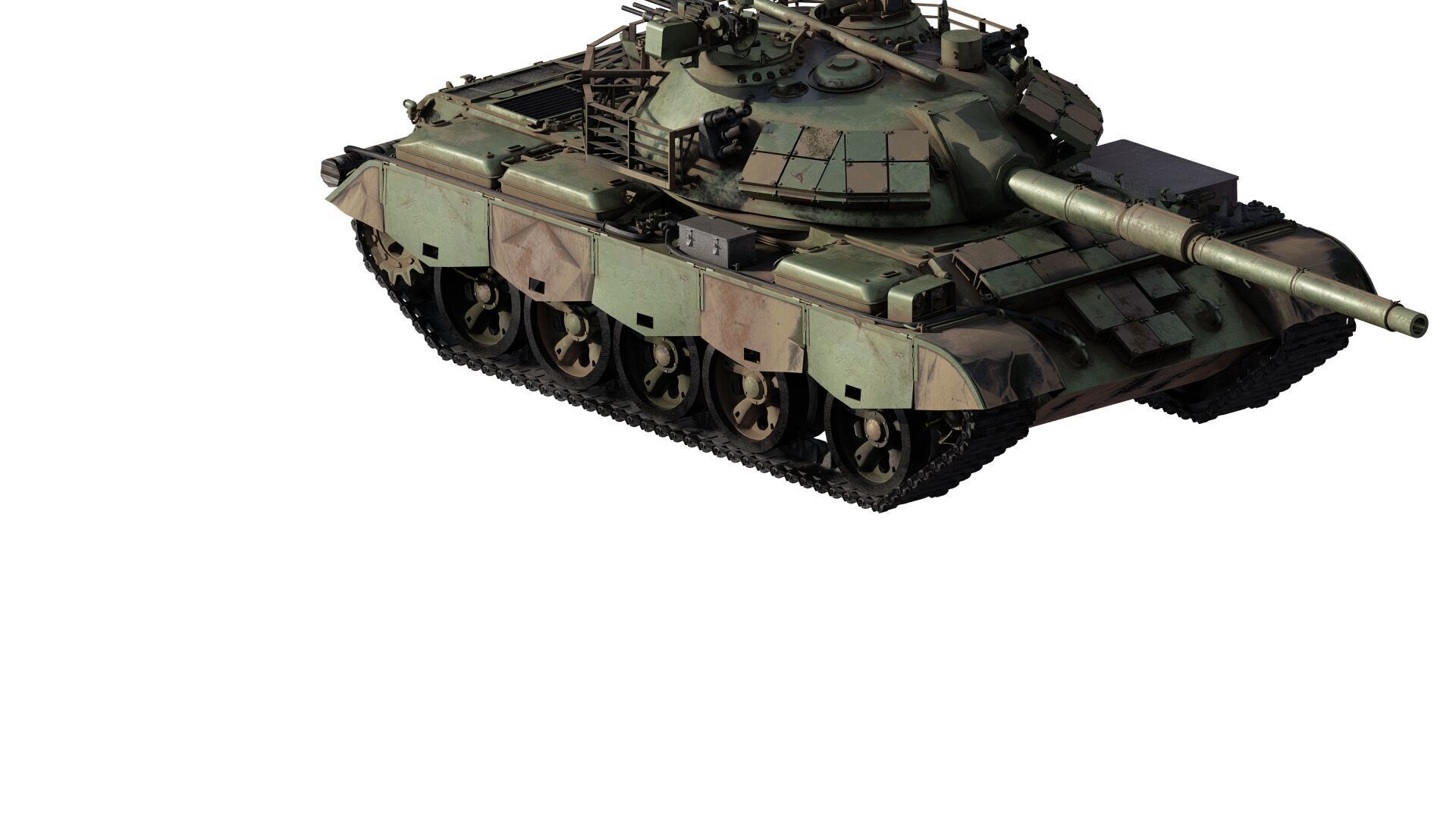 Type 59d tank 3D model_2