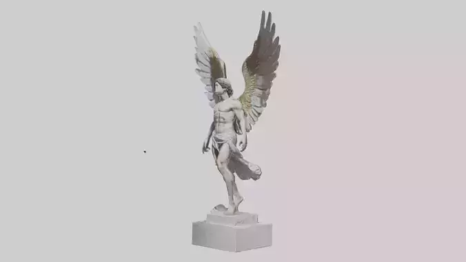 Icarus statue model