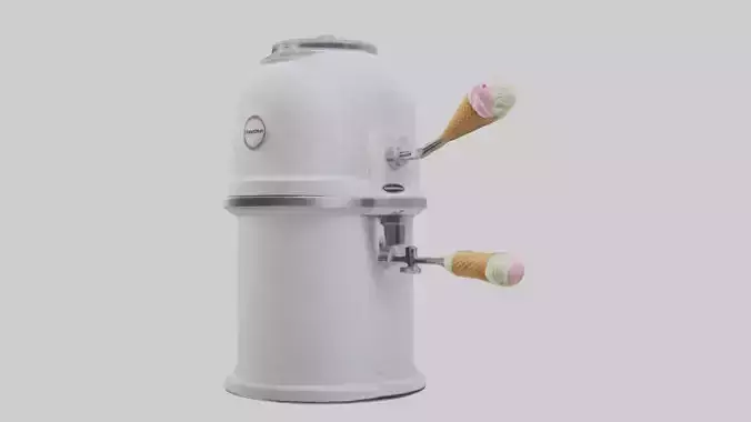 Ice cream maker model Low-poly 3D model
