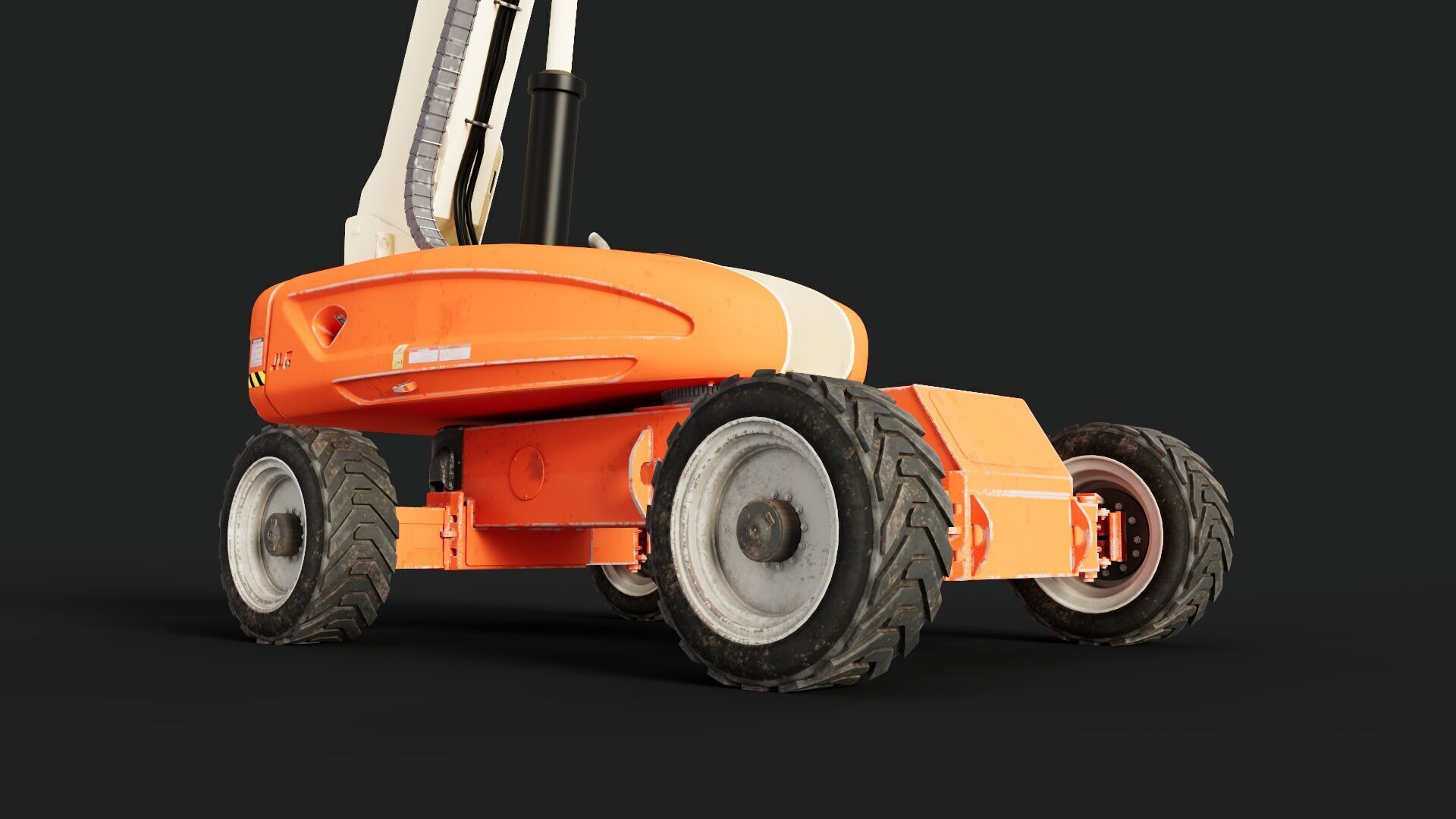 Telescopic Boom Lift 3D model_9