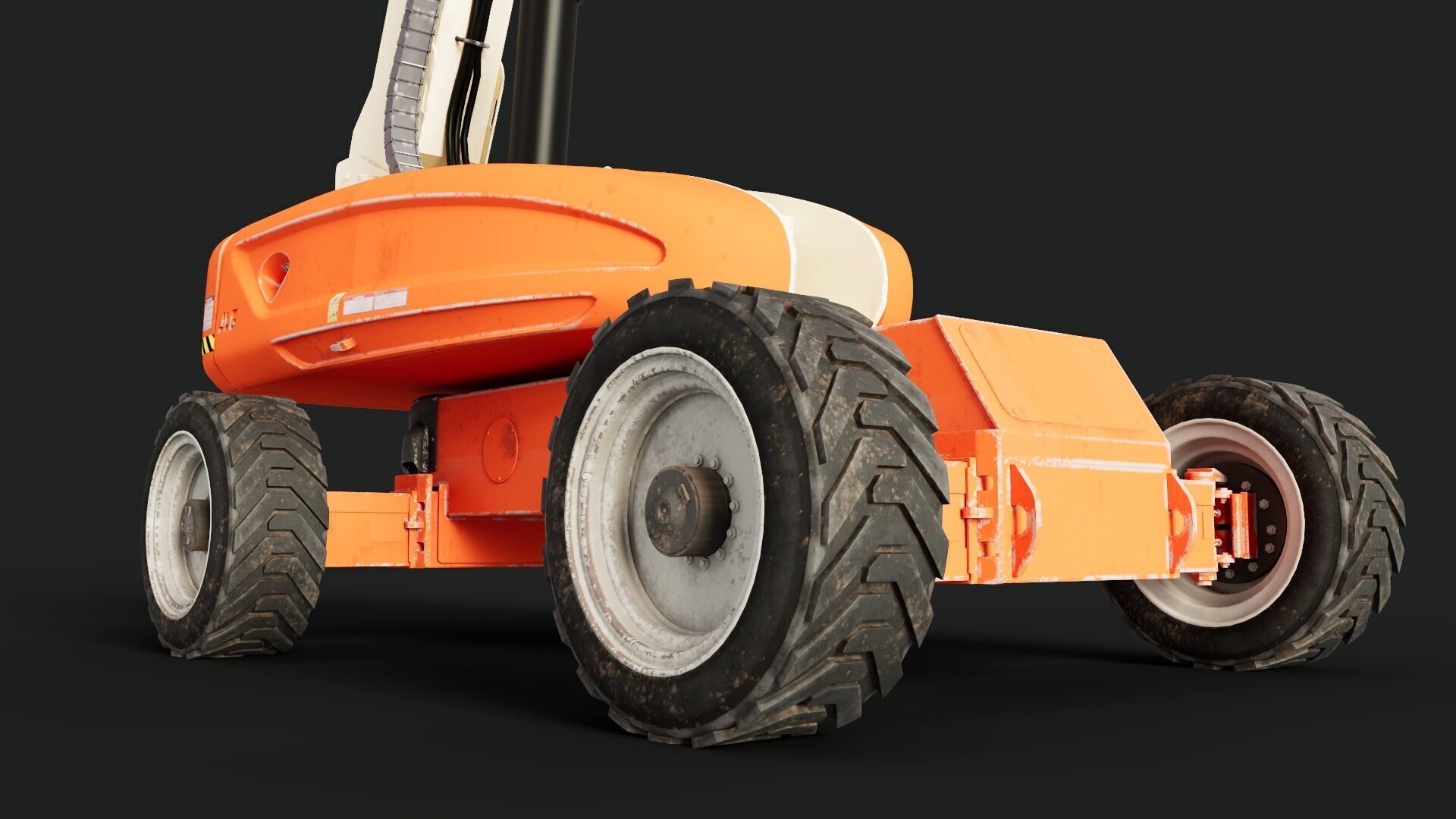 Telescopic Boom Lift 3D model_13