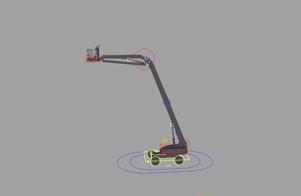 Telescopic Boom Lift 3D model_15