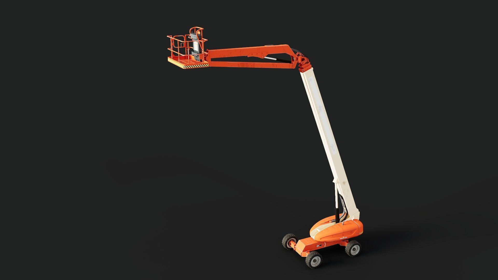 Telescopic Boom Lift 3D model_14