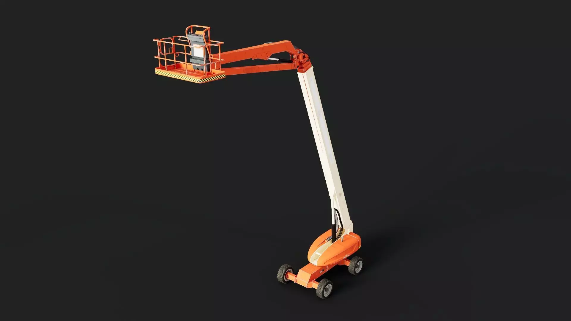 Telescopic Boom Lift 3D model_0