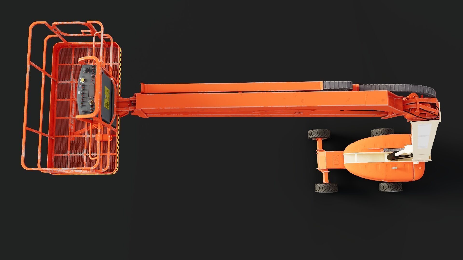 Telescopic Boom Lift 3D model_4