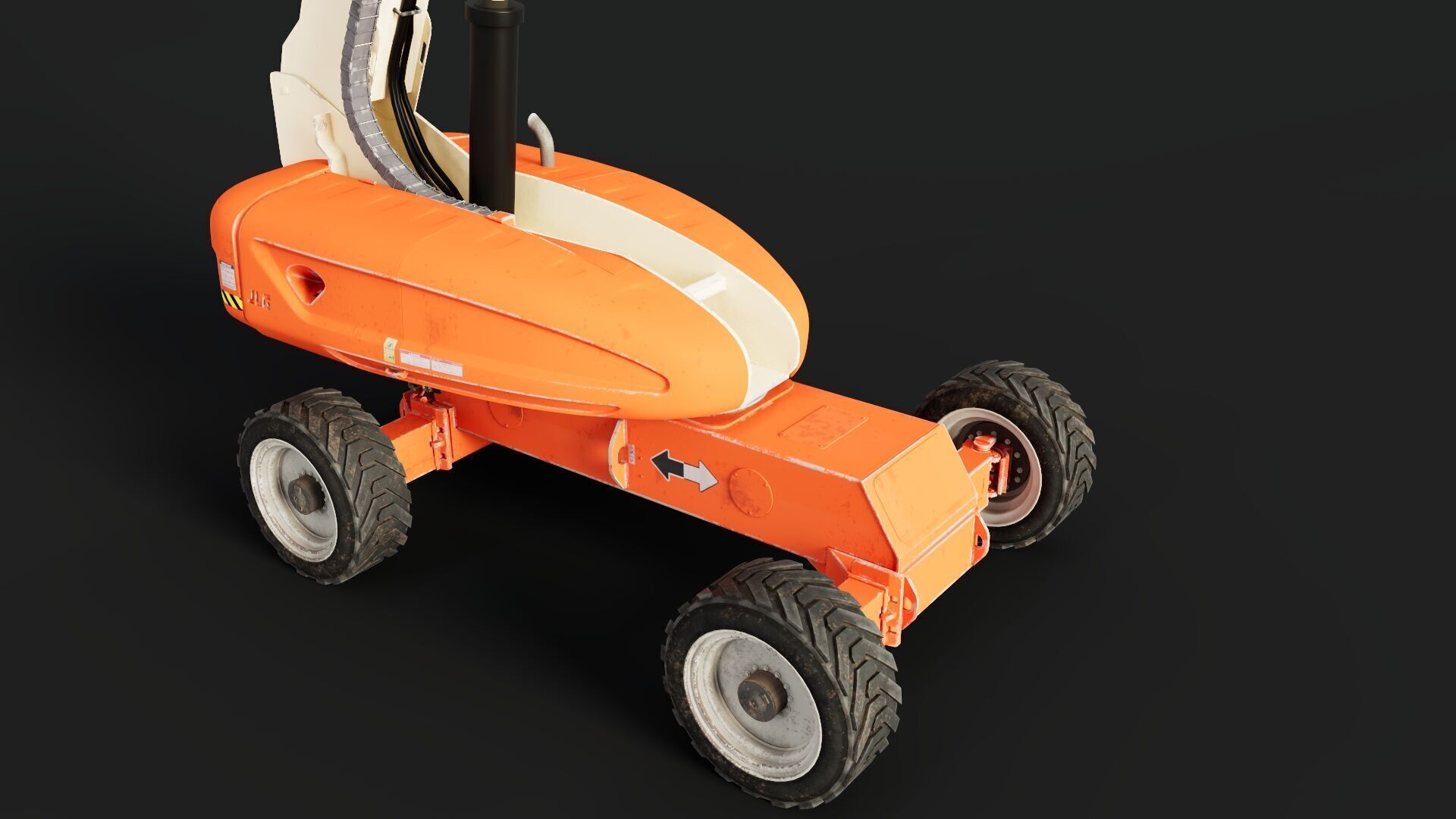Telescopic Boom Lift 3D model_10