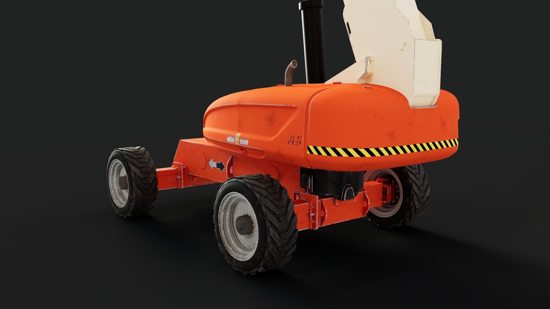 Telescopic Boom Lift 3D model_3