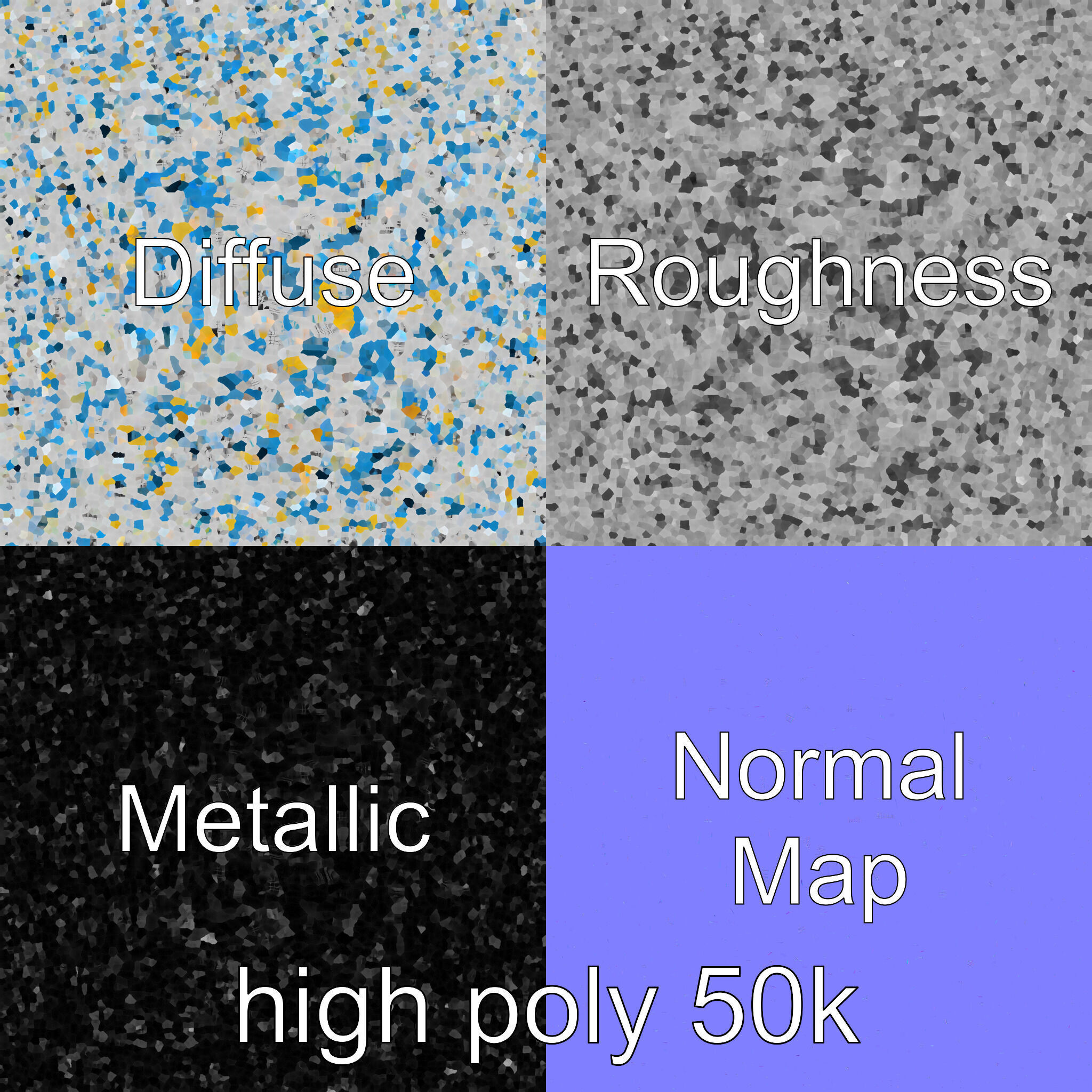 Eco-conscious Supermarket Shelf Model Pack with Reclaimed Mat... Low-poly 3D model_4