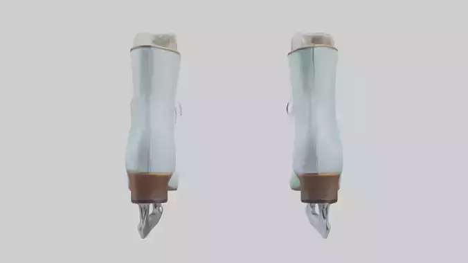 Ice Skates model Low-poly 3D model