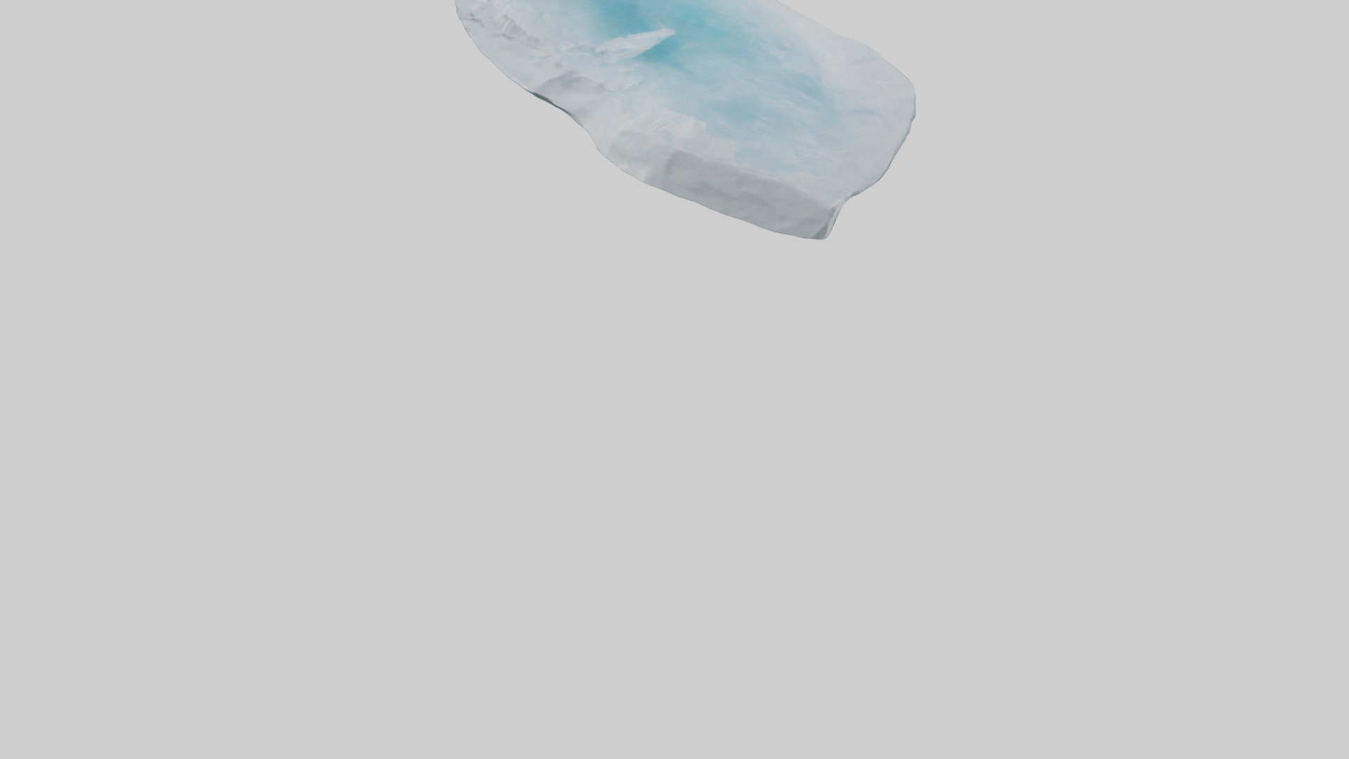 Iceberg model Low-poly 3D model_5